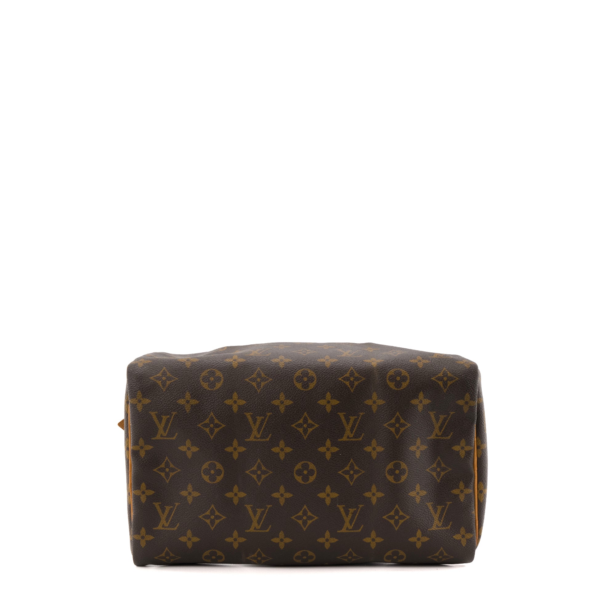 LOUIS VUITTON - Sac à main Speedy 30 Louis Vuitton en toile enduite monogrammée