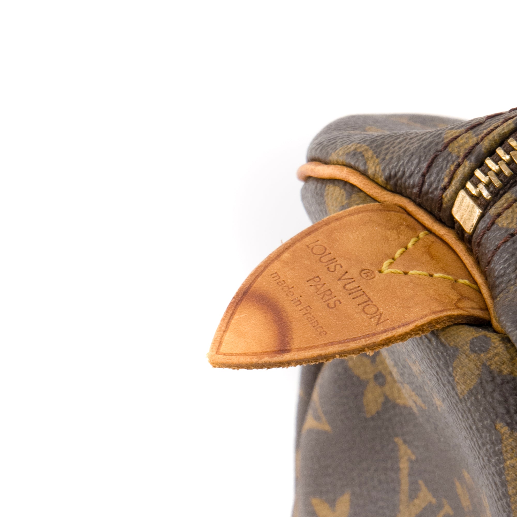 LOUIS VUITTON - Sac à main Speedy 30 Louis Vuitton en toile enduite monogrammée