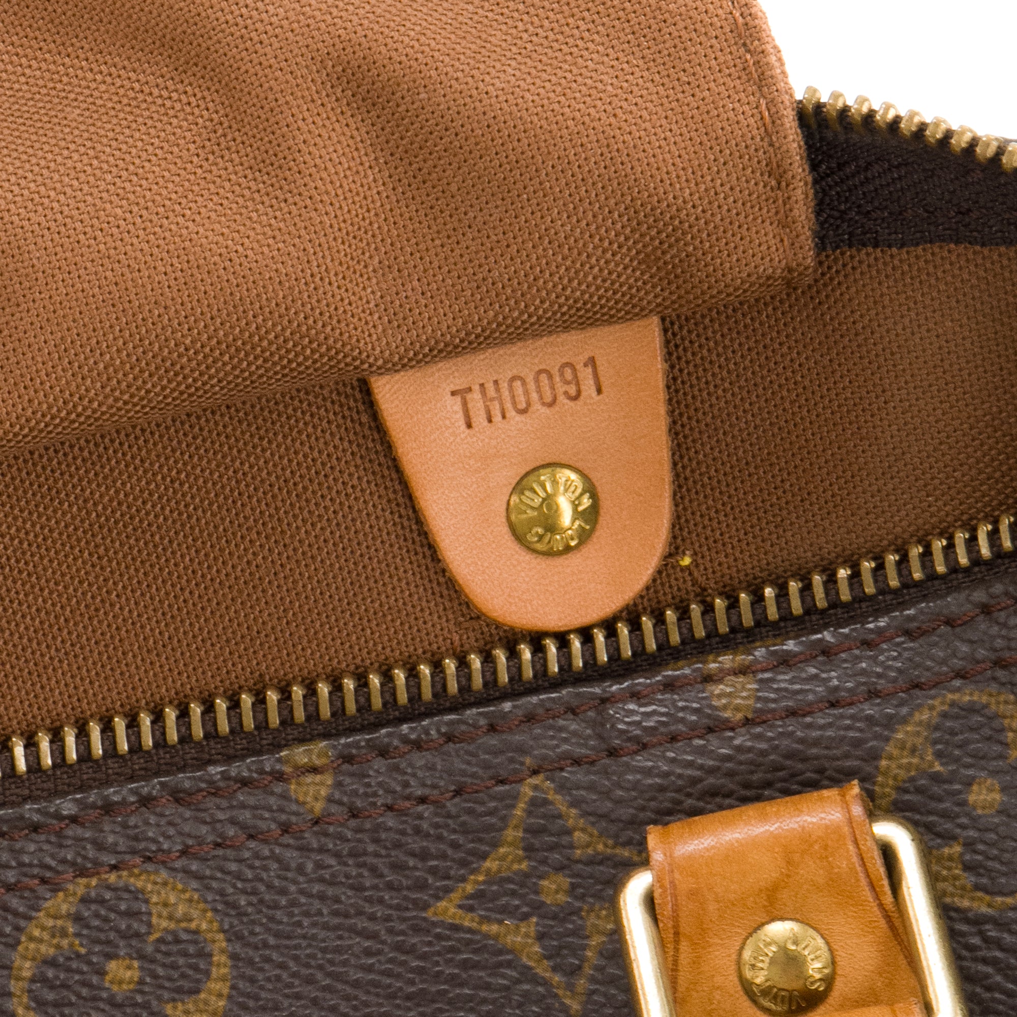 LOUIS VUITTON - Sac à main Speedy 30 Louis Vuitton en toile enduite monogrammée