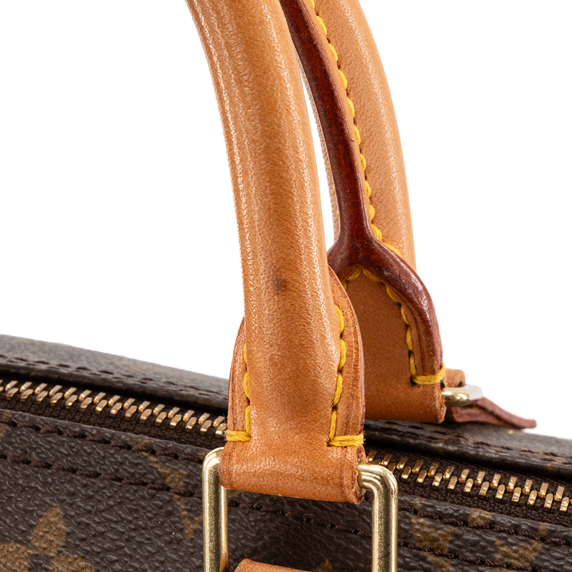 LOUIS VUITTON - Sac à main Speedy 35 Louis Vuitton en toile enduite monogrammée