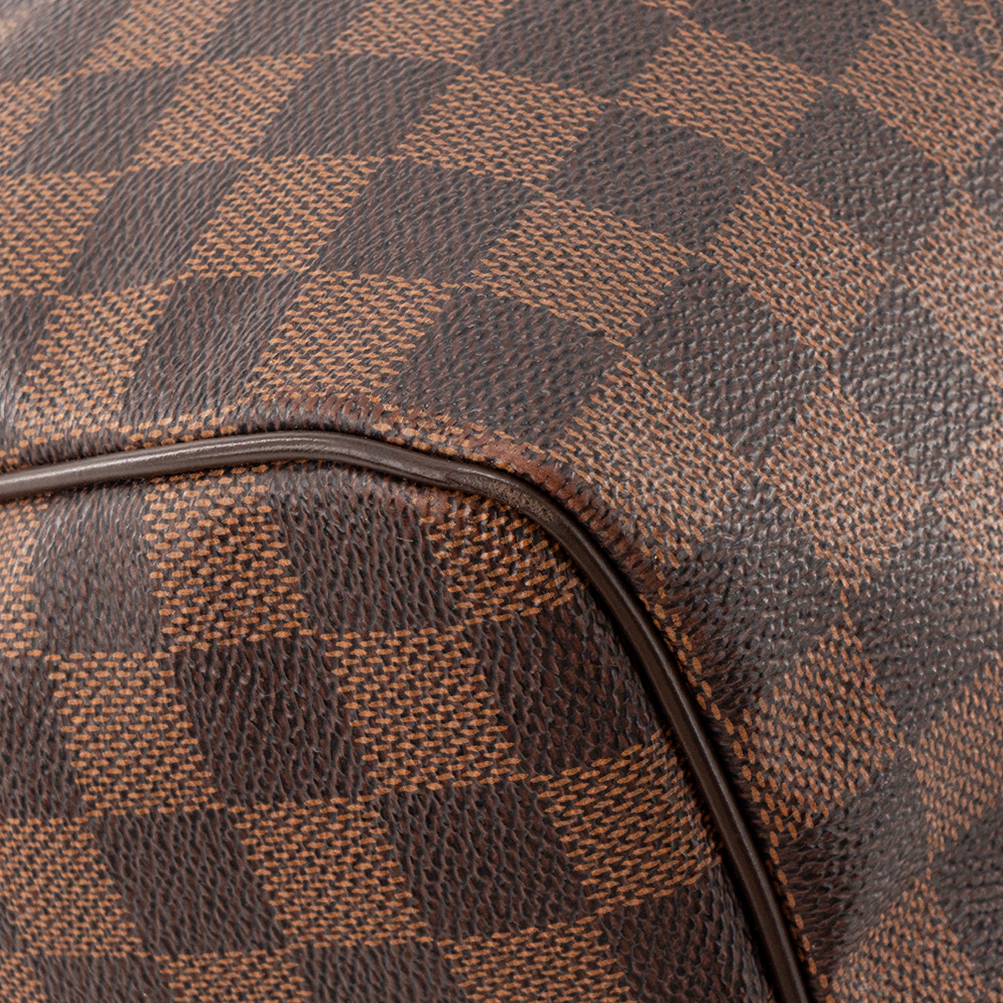 LOUIS VUITTON - Sac à main Speedy 35 Louis Vuitton en toile enduite damier ébène