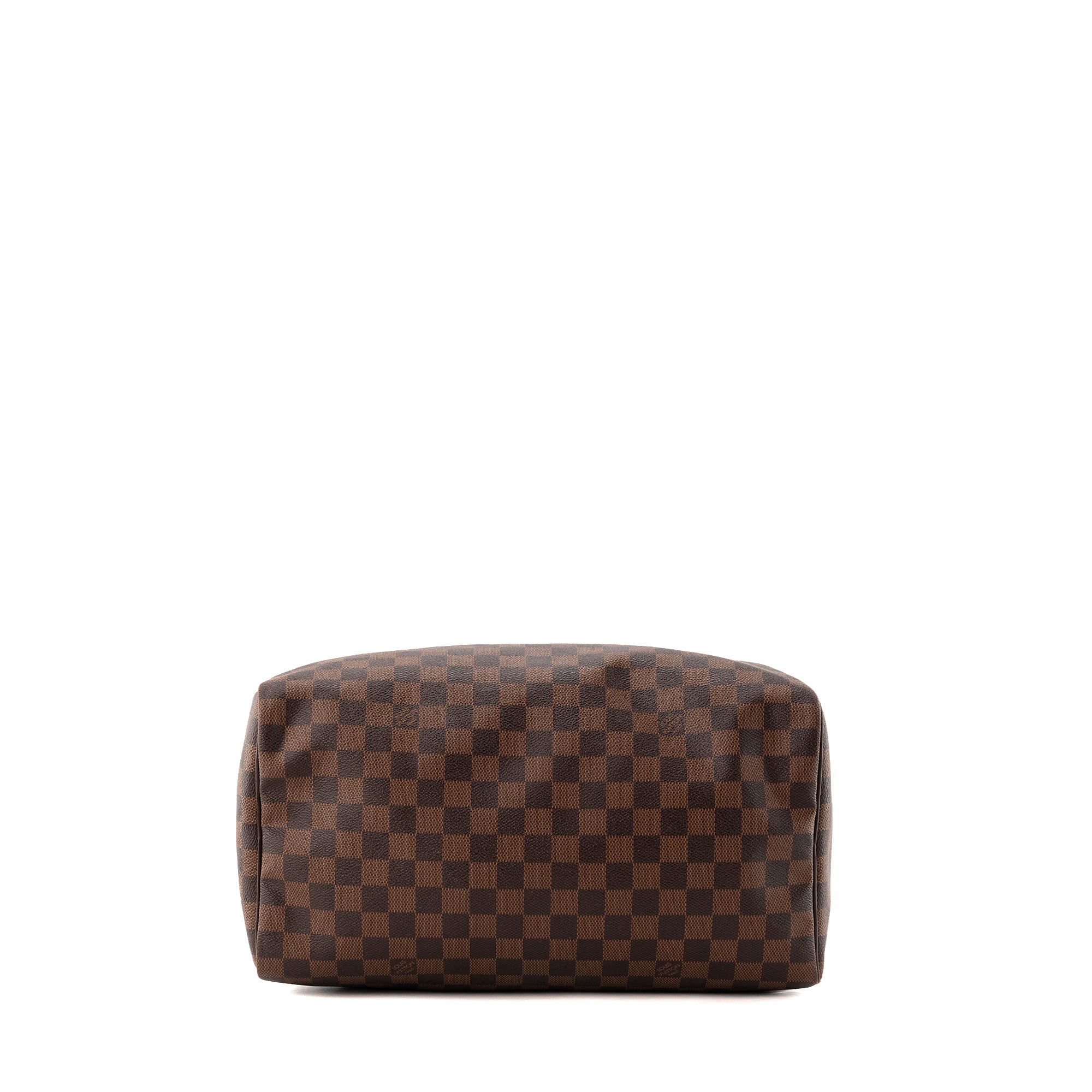 LOUIS VUITTON - Sac à main Speedy 35 Louis Vuitton en toile enduite damier ébène