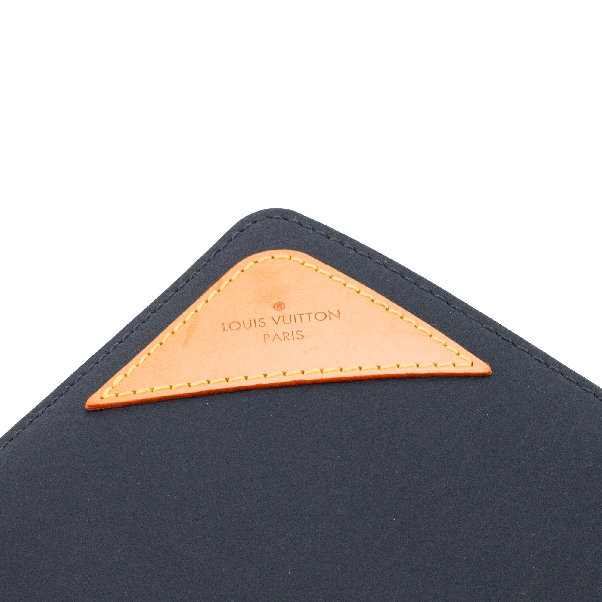 LOUIS VUITTON - Tapis de souris Gaston Louis Vuitton en toile enduite monogrammée marron