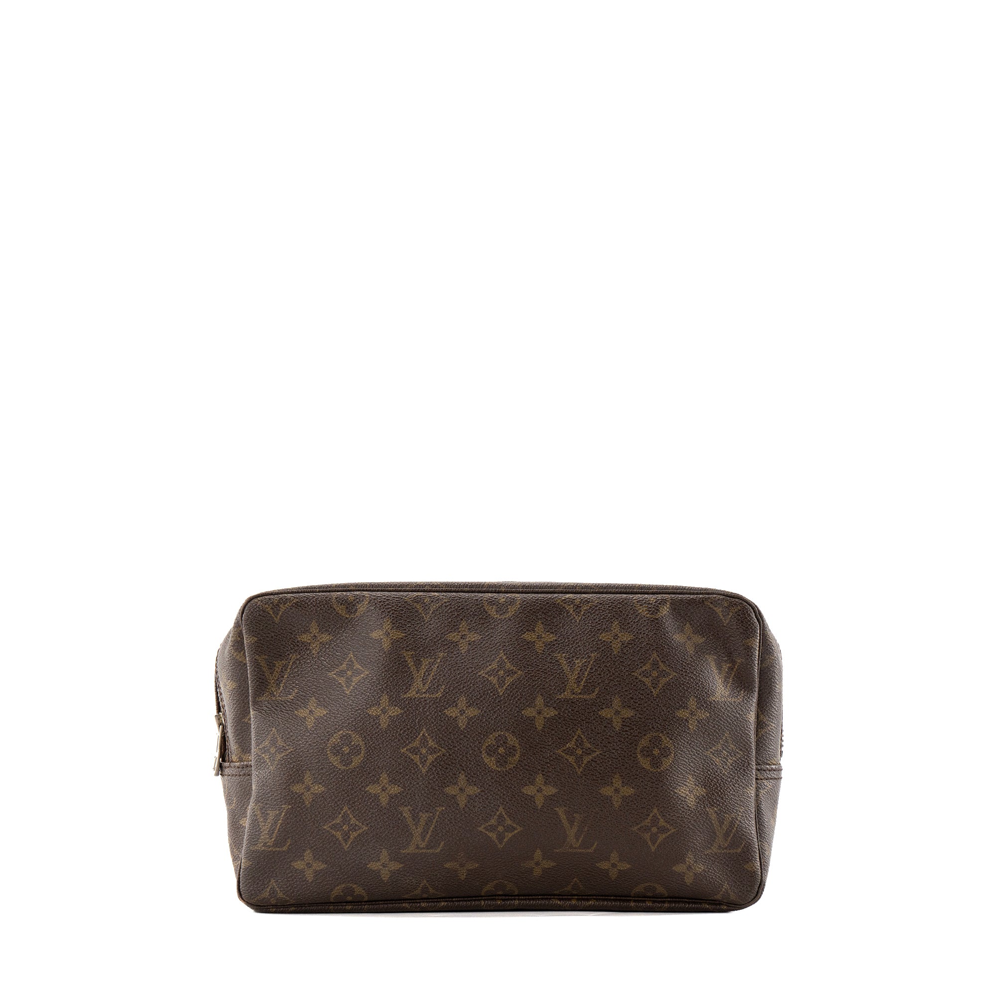 LOUIS VUITTON - Trousse de toilette GM Louis Vuitton en toile enduite monogrammée vintage
