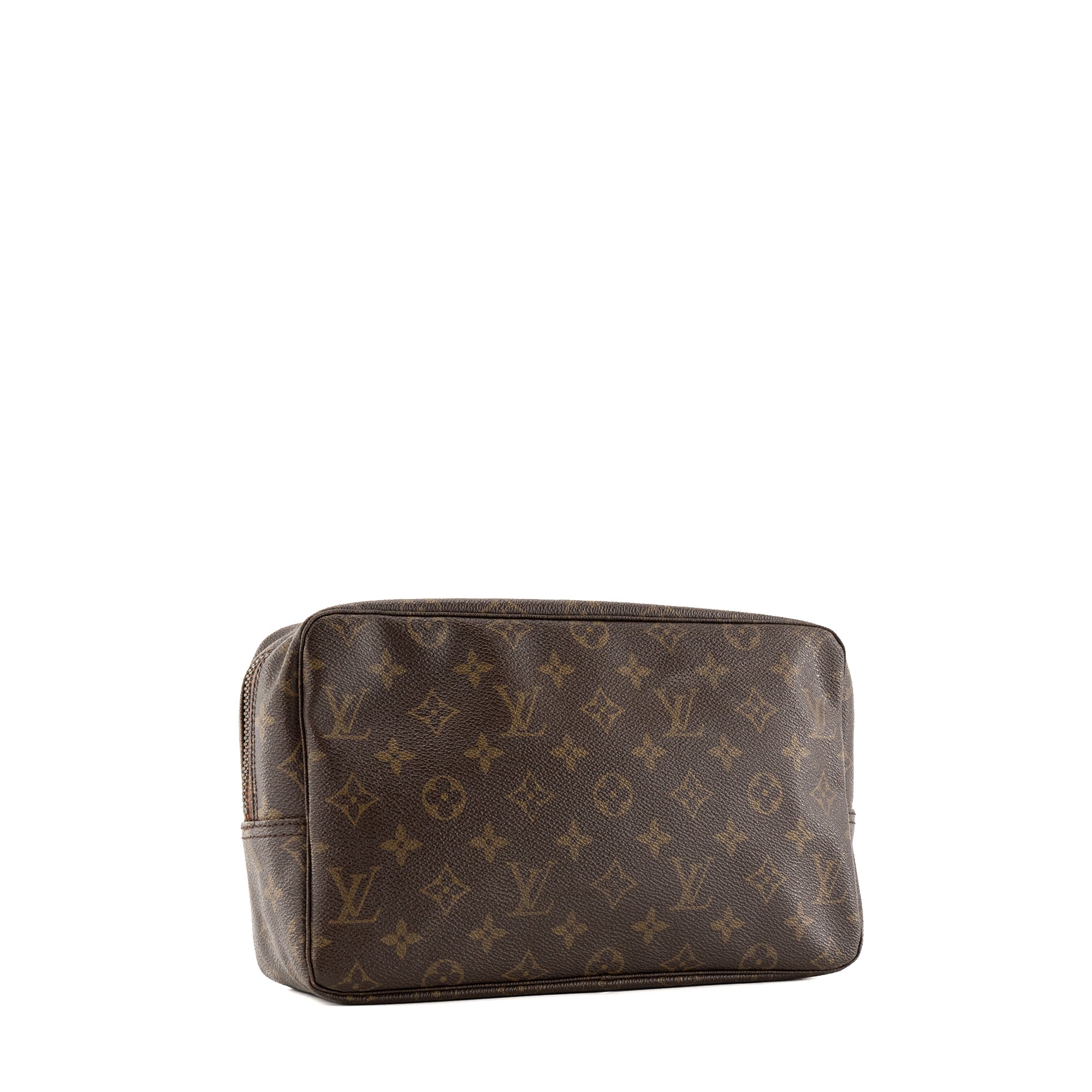 LOUIS VUITTON - Trousse de toilette GM Louis Vuitton en toile enduite monogrammée vintage