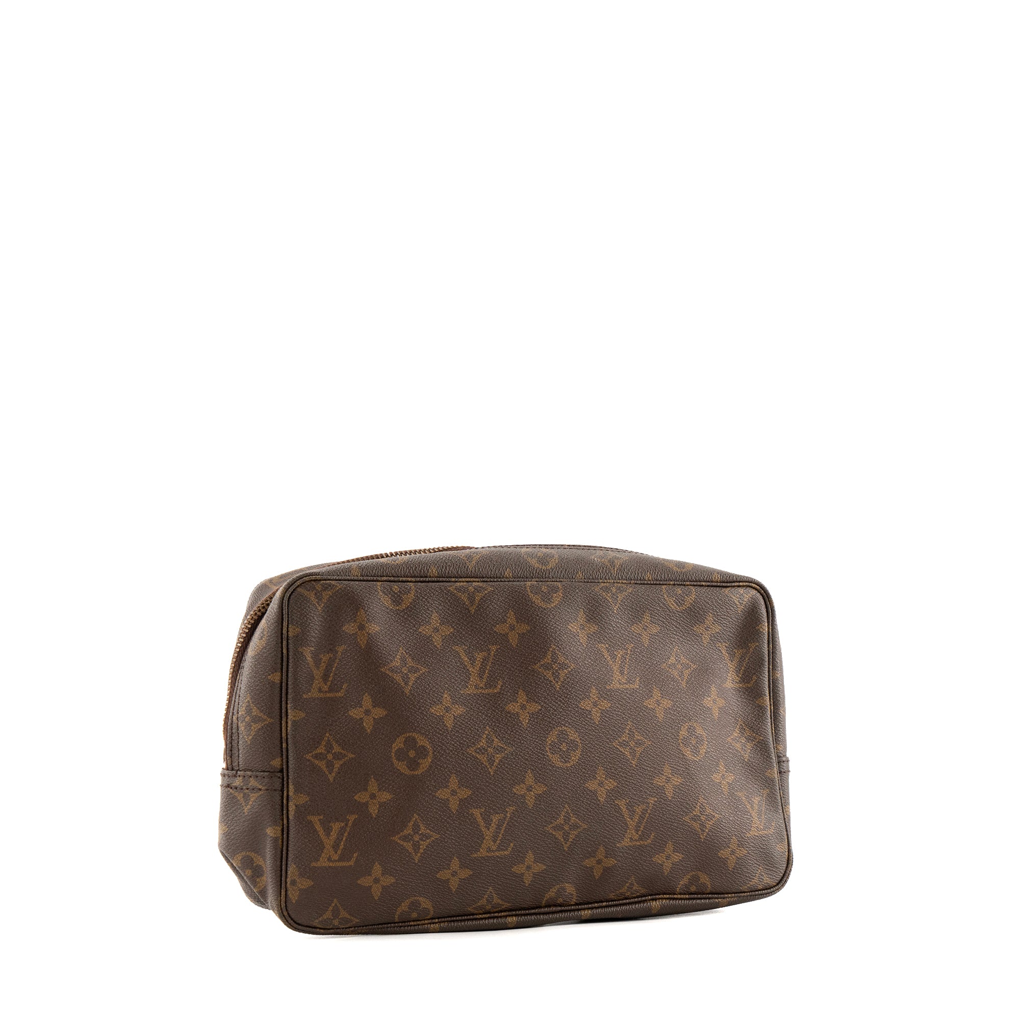 LOUIS VUITTON - Trousse de toilette GM Louis Vuitton en toile enduite monogrammée vintage