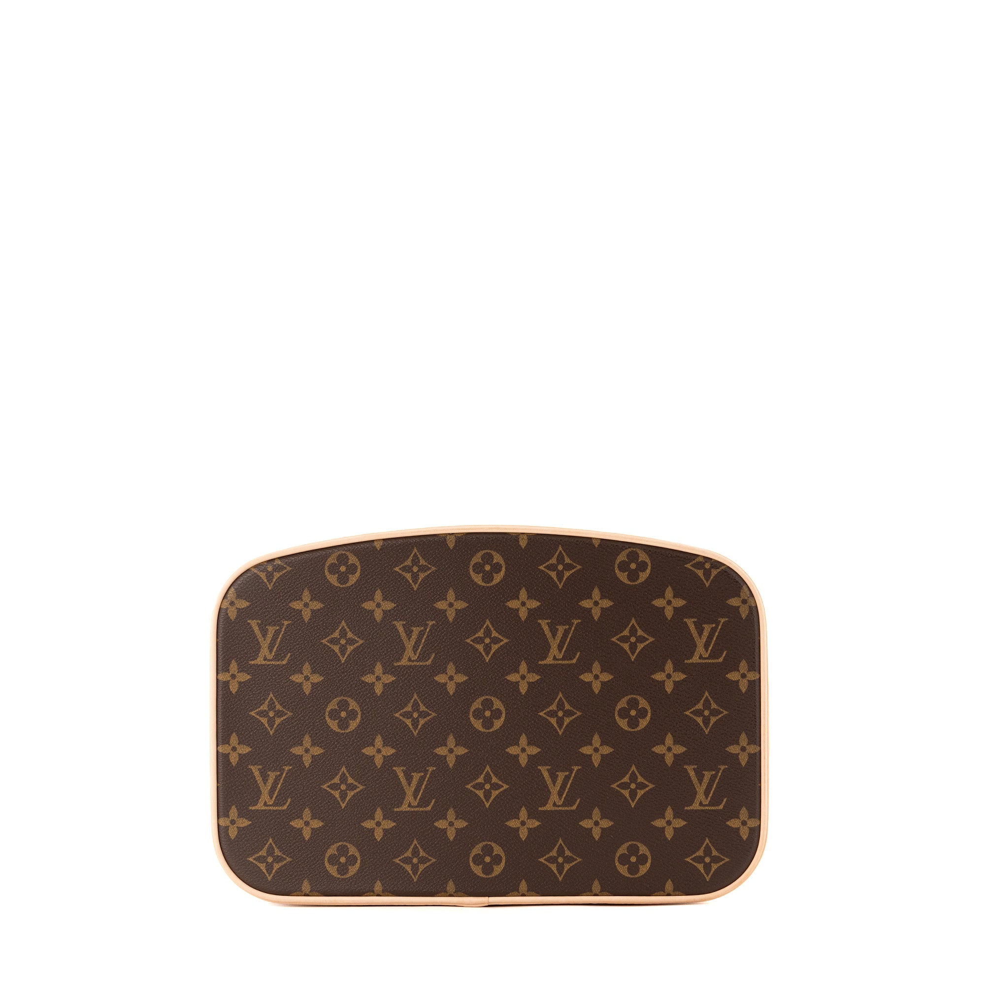 LOUIS VUITTON - Trousse de toilette Nice Louis Vuitton en toile enduite monogrammée marron