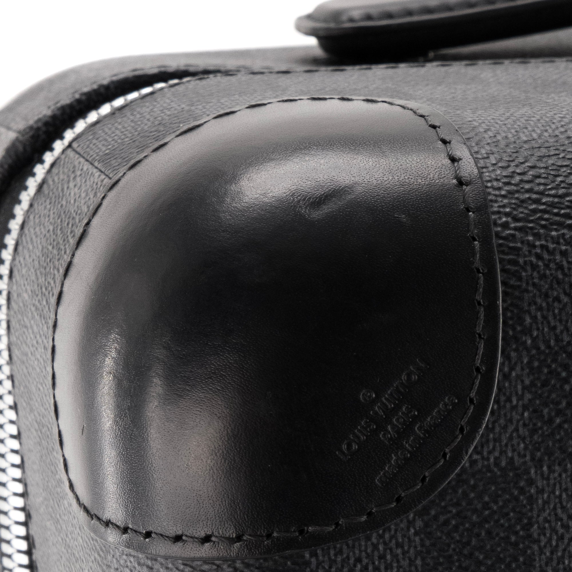 LOUIS VUITTON - Valise Horizon 50 Louis Vuitton en toile enduite damier graphite