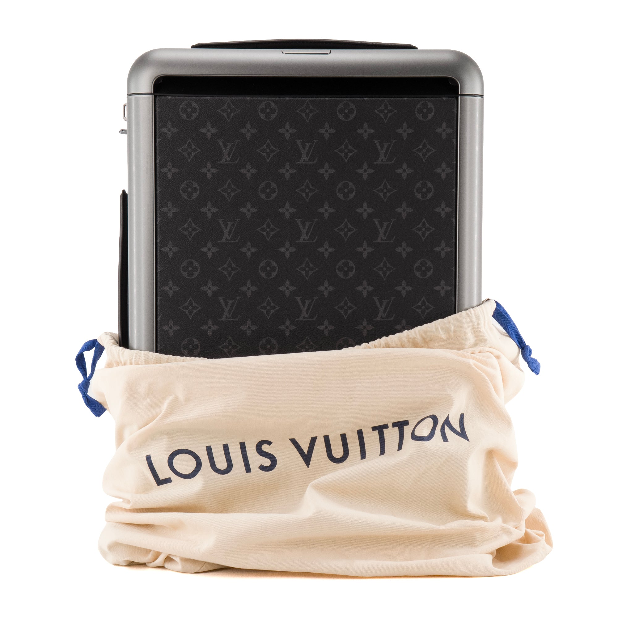 LOUIS VUITTON - Valise Horizon 55 Louis Vuitton en toile enduite monogrammée éclipse