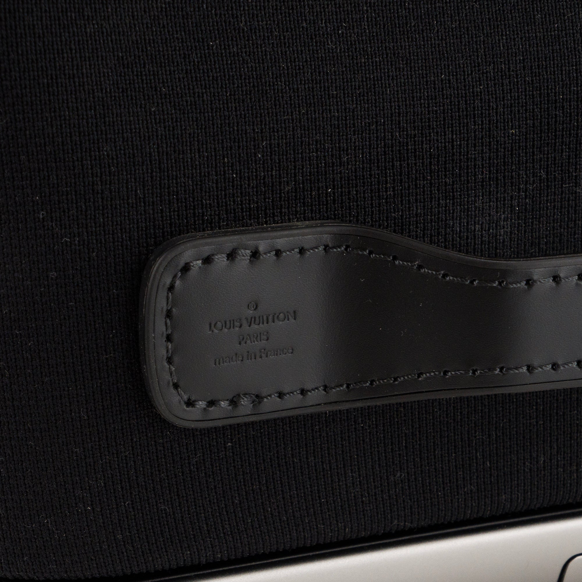 LOUIS VUITTON - Valise Horizon Soft Duffle 55 Louis Vuitton en toile monogrammée noire et grise