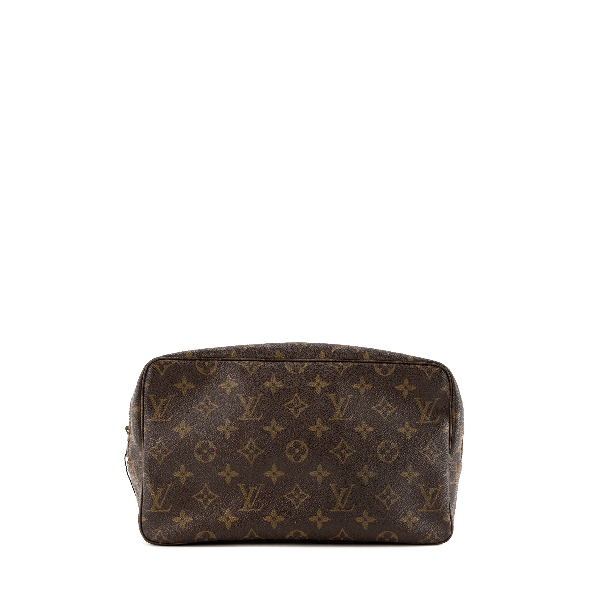 LOUIS VUITTON - Vanity Classique GM Louis Vuitton en toile monogrammée marron vintage