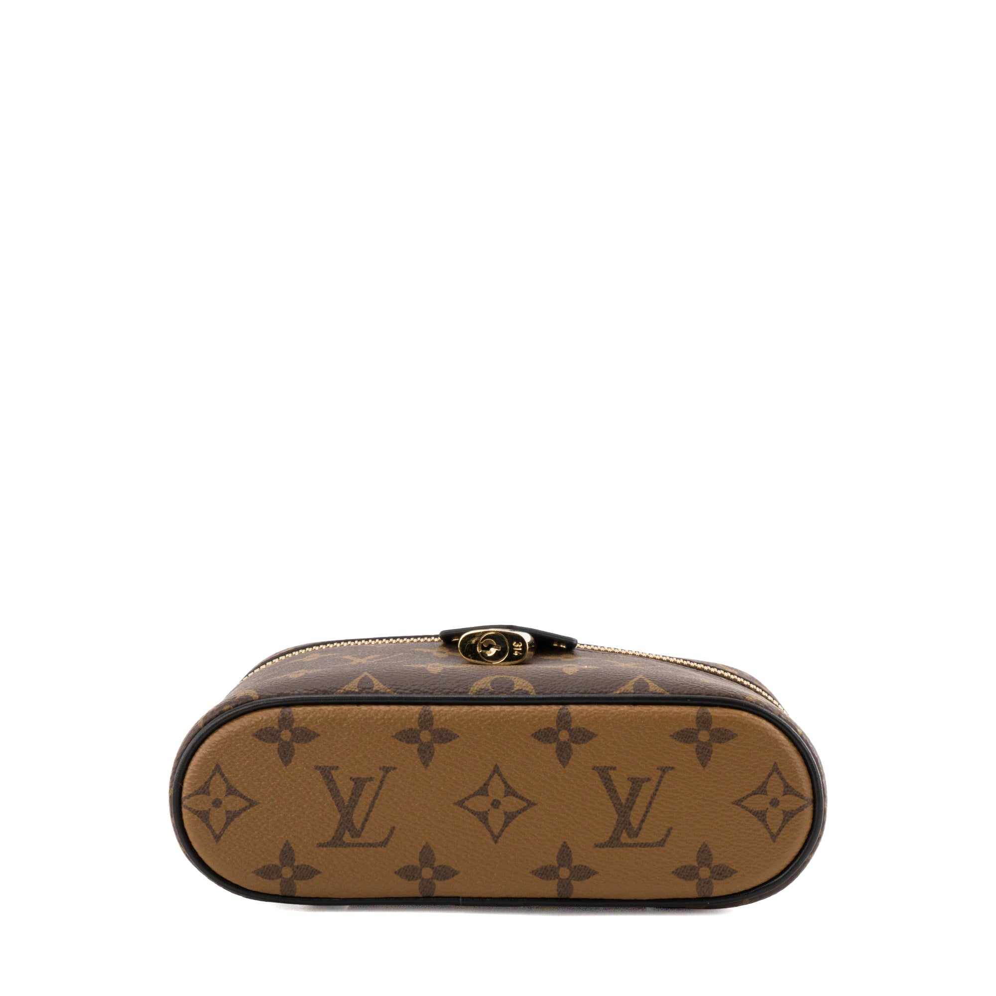 LOUIS VUITTON - Sac à bandoulière Vanity Chaîne Louis Vuitton en toile enduite monogrammée reverse