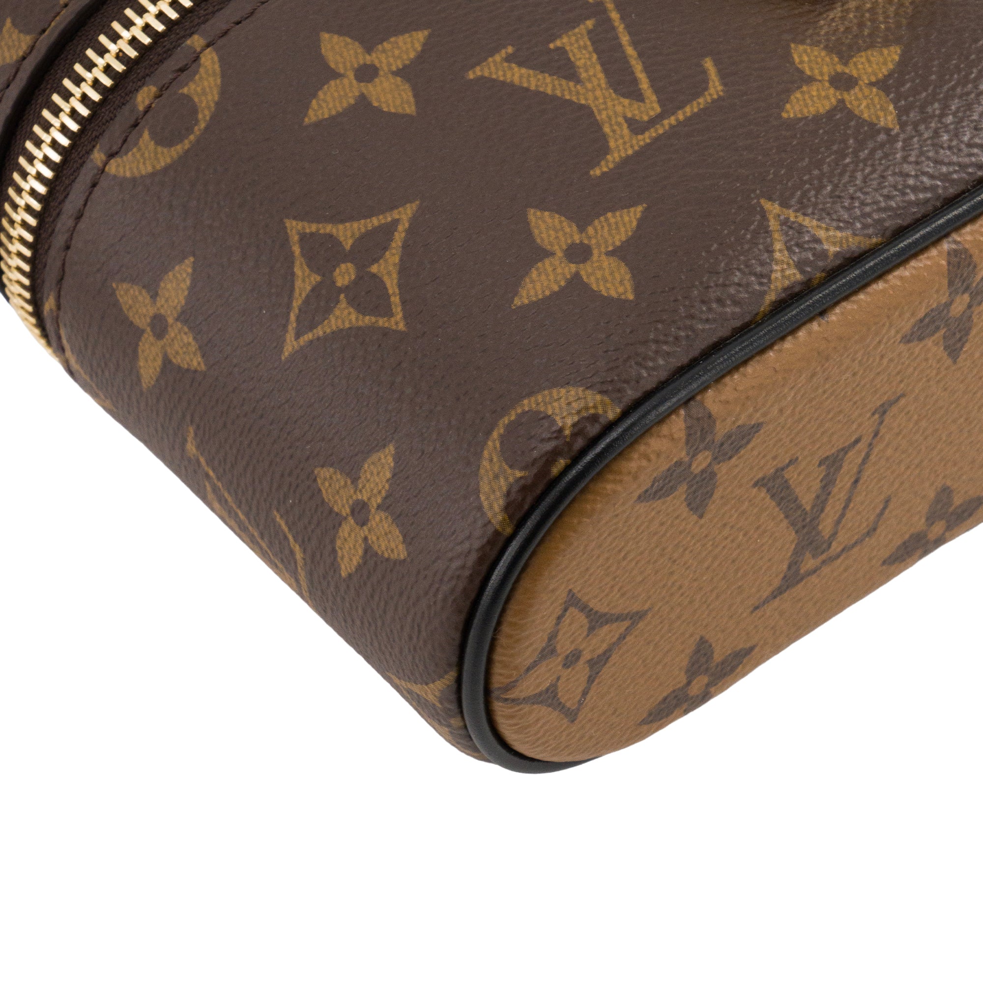 LOUIS VUITTON - Sac à bandoulière Vanity Chaîne Louis Vuitton en toile enduite monogrammée reverse
