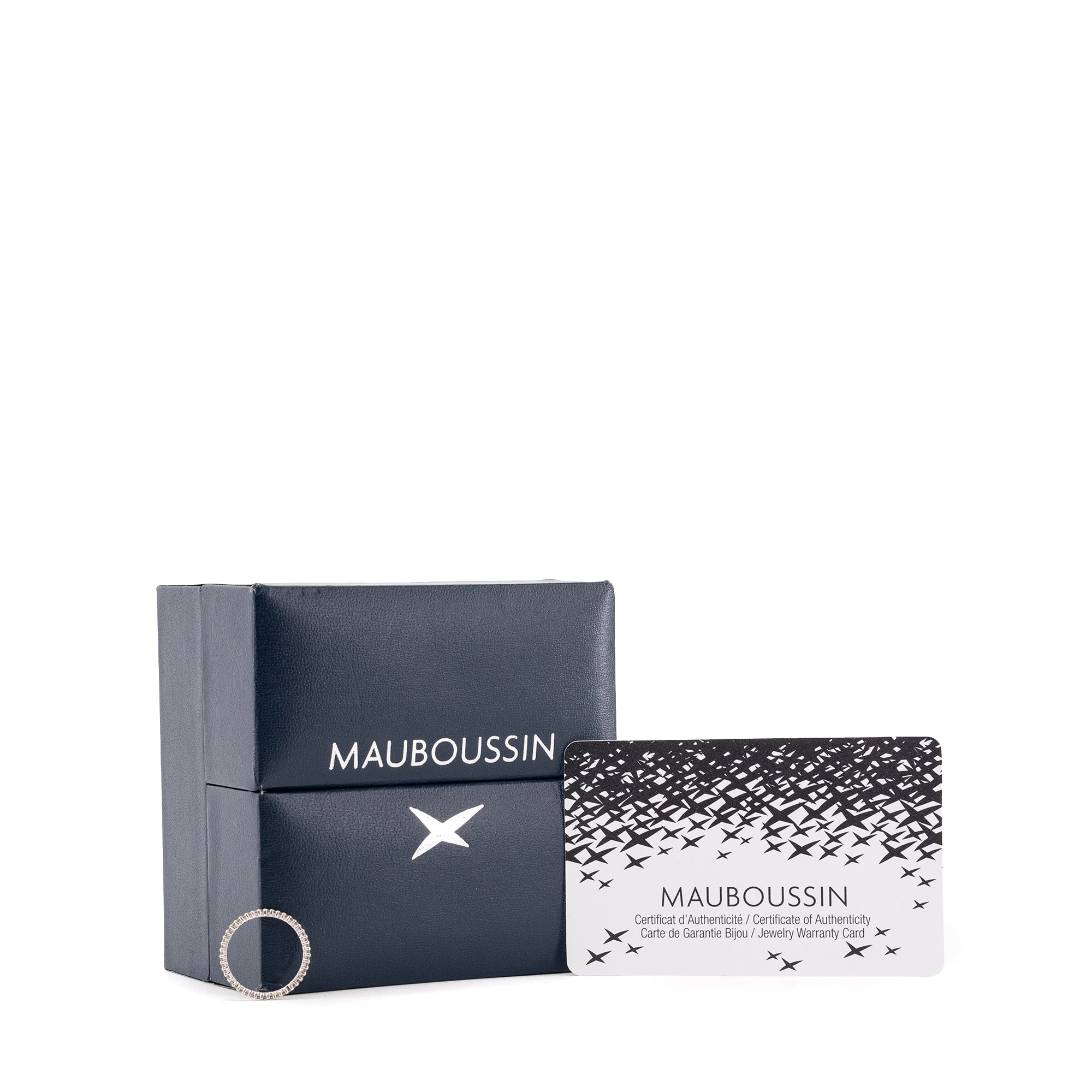 MAUBOUSSIN - Alliance Capricime Mauboussin en or blanc et diamants (T52)