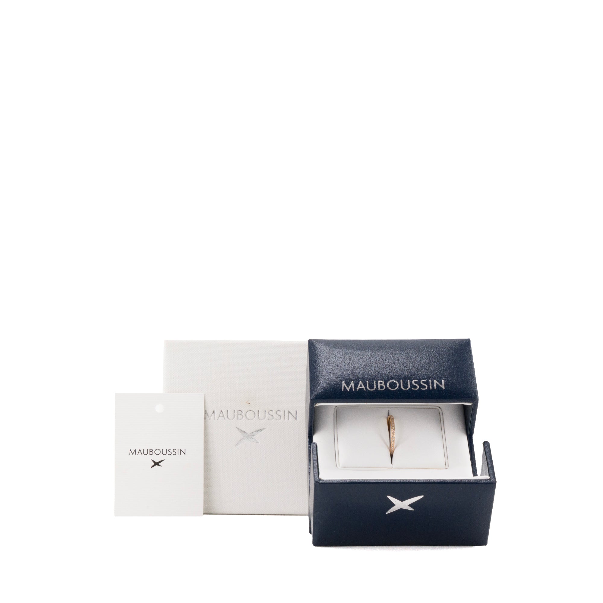 MAUBOUSSIN - Alliance Parce que je l'aime Mauboussin en or jaune et diamants (T56)