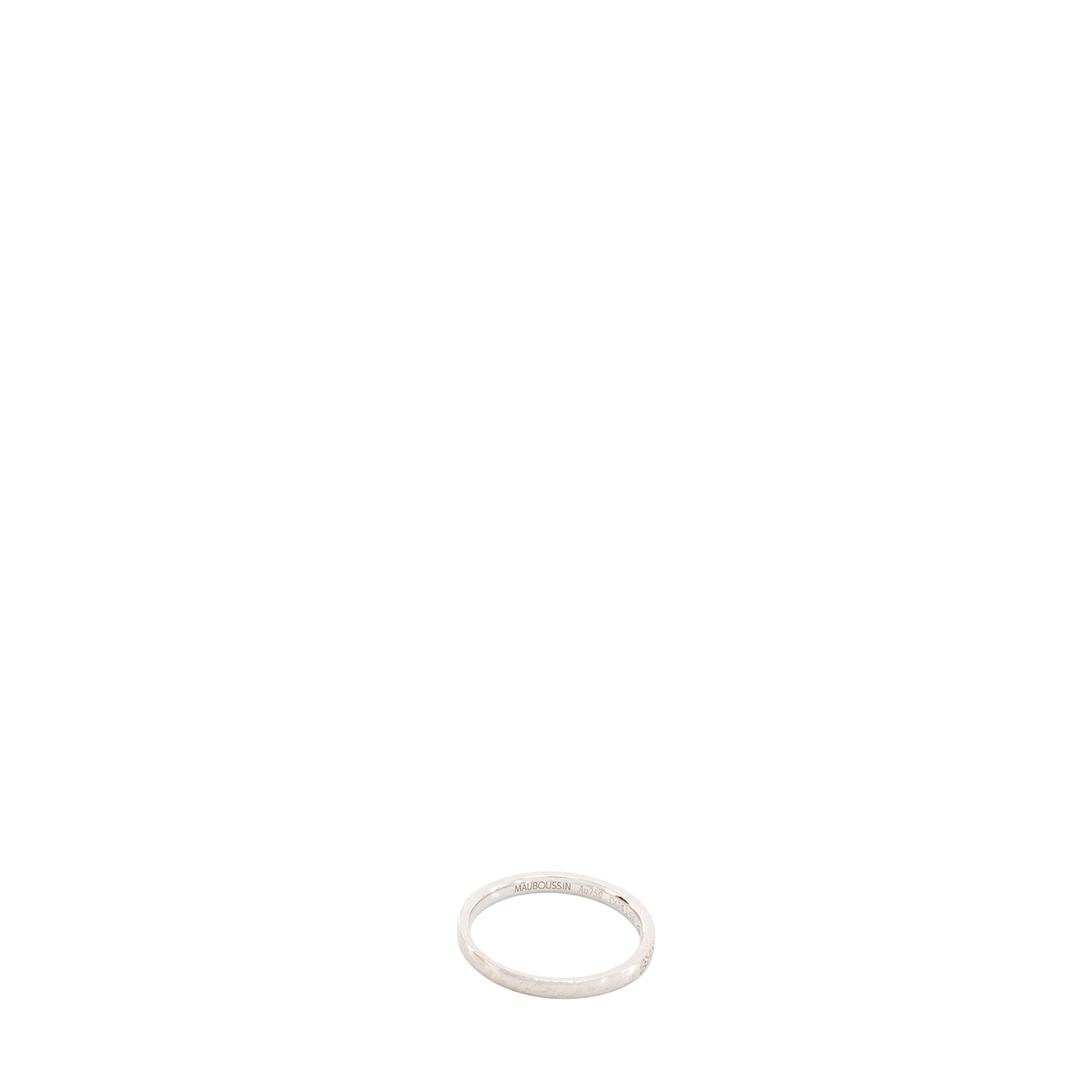 MAUBOUSSIN - Bague Alliance Capricime Mauboussin en or blanc et diamants (T52)