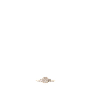 MAUBOUSSIN - Bague Solitaire Un automne 1930 Mauboussin en or gris et diamants (T58)