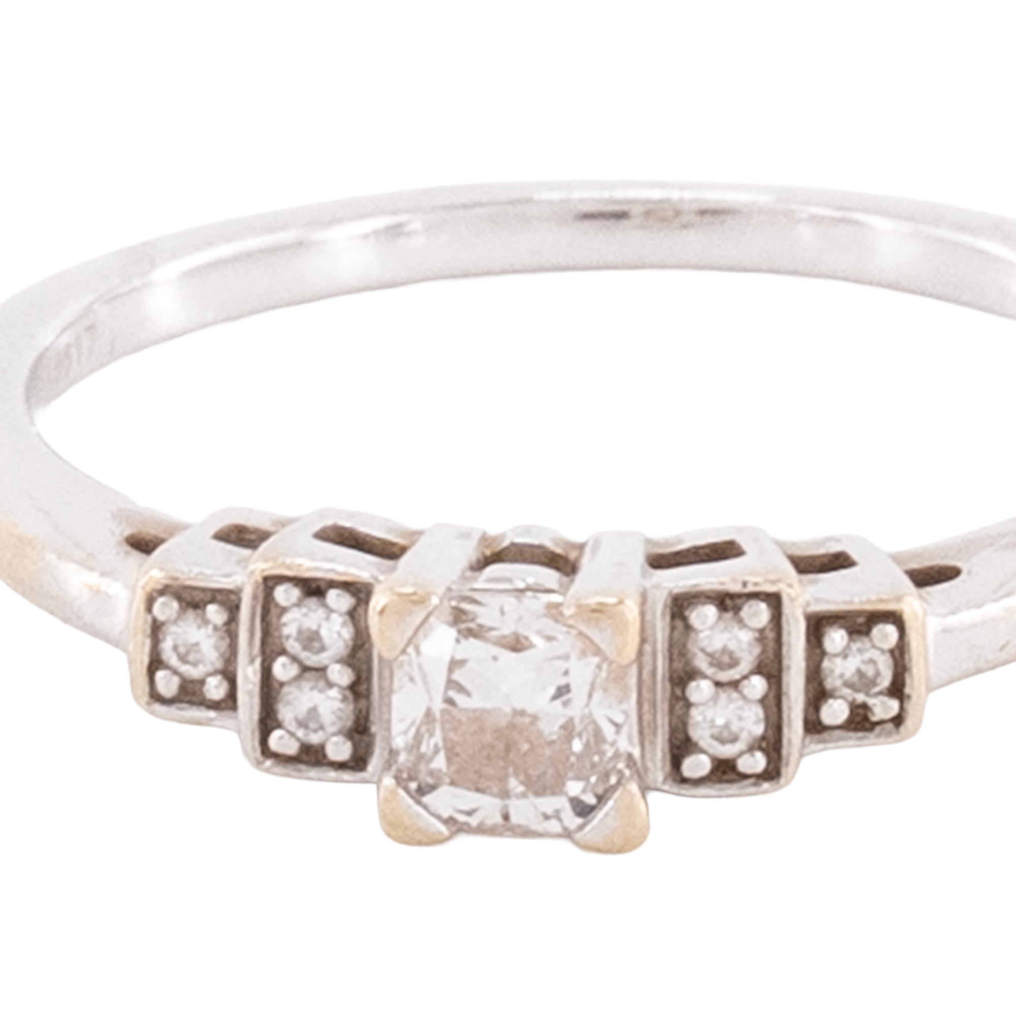 MAUBOUSSIN - Bague Un Printemps 1930 Mauboussin en or blanc (T54)