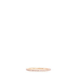 MESSIKA - Gatsby XS Messika wedding ring in pink gold (T51)