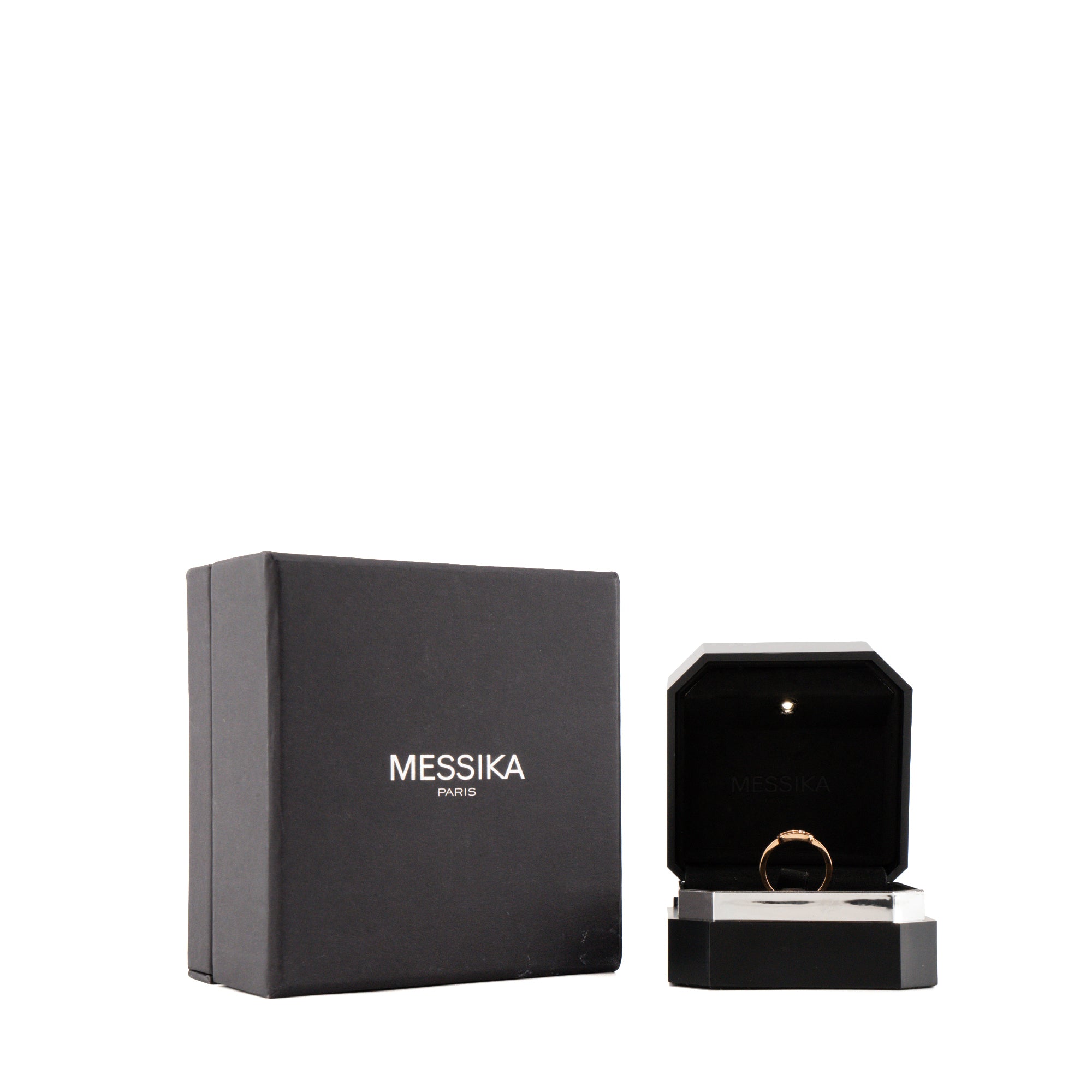 MESSIKA - Bague Move Uno Messika en or rose et diamant (T52)