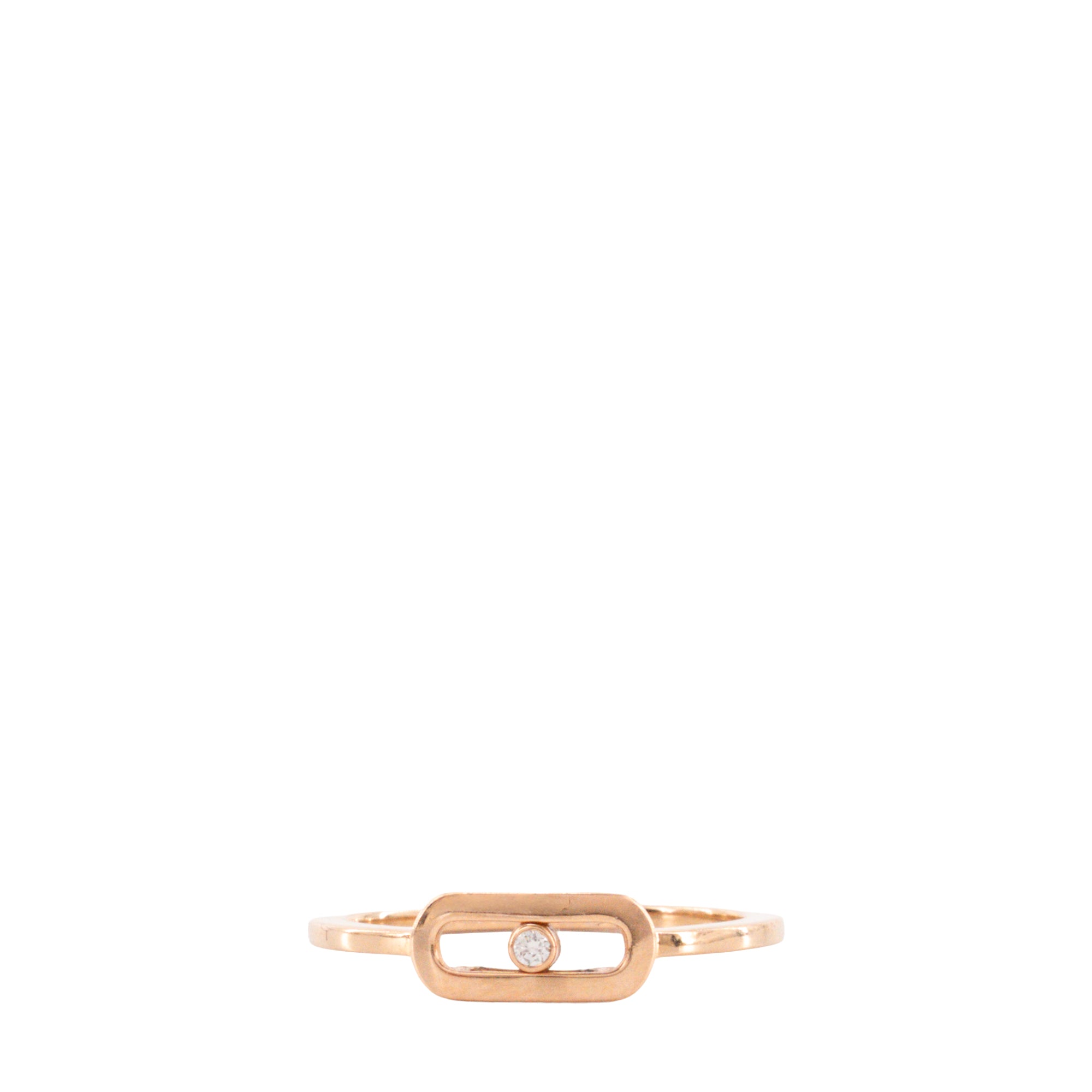 MESSIKA - Bague Move Uno Messika en or rose et diamant (T52)