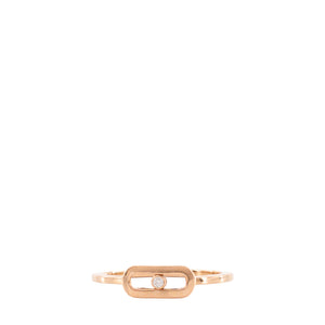MESSIKA - Bague Move Uno Messika en or rose et diamant (T52)