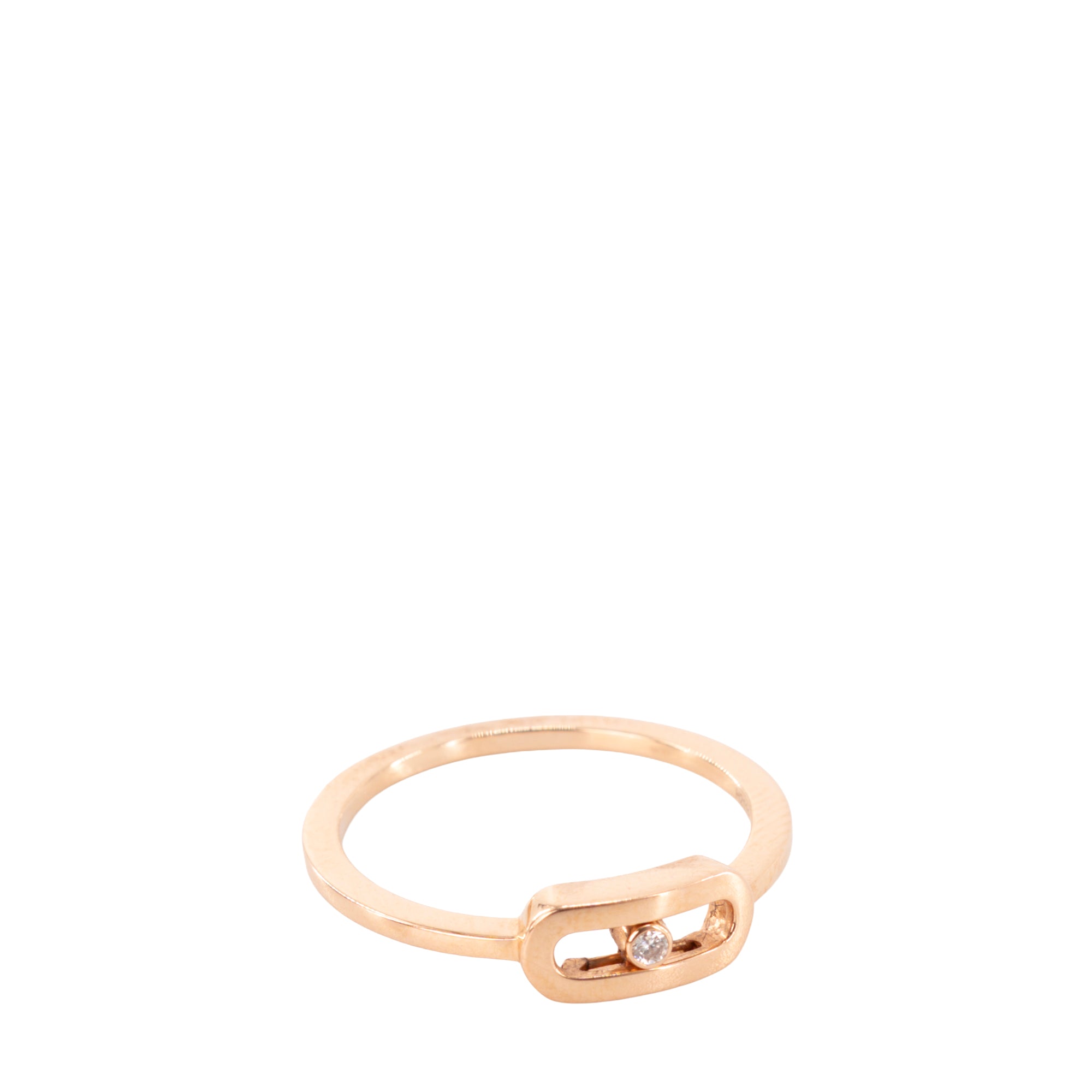 MESSIKA - Bague Move Uno Messika en or rose et diamant (T52)