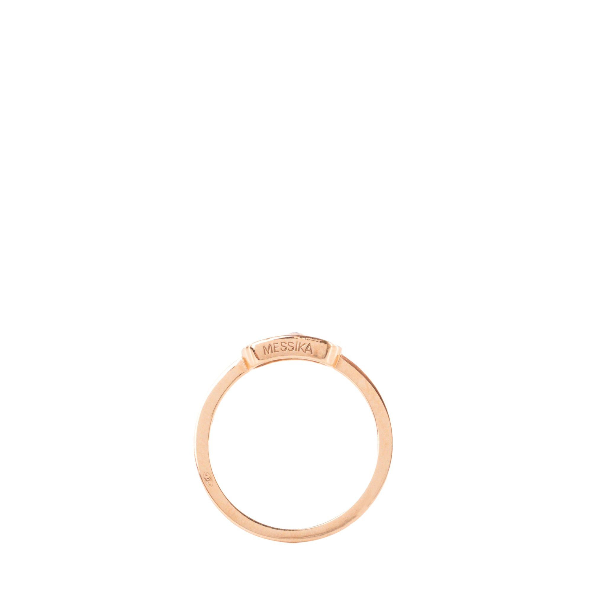 MESSIKA - Bague Move Uno Messika en or rose et diamant (T52)