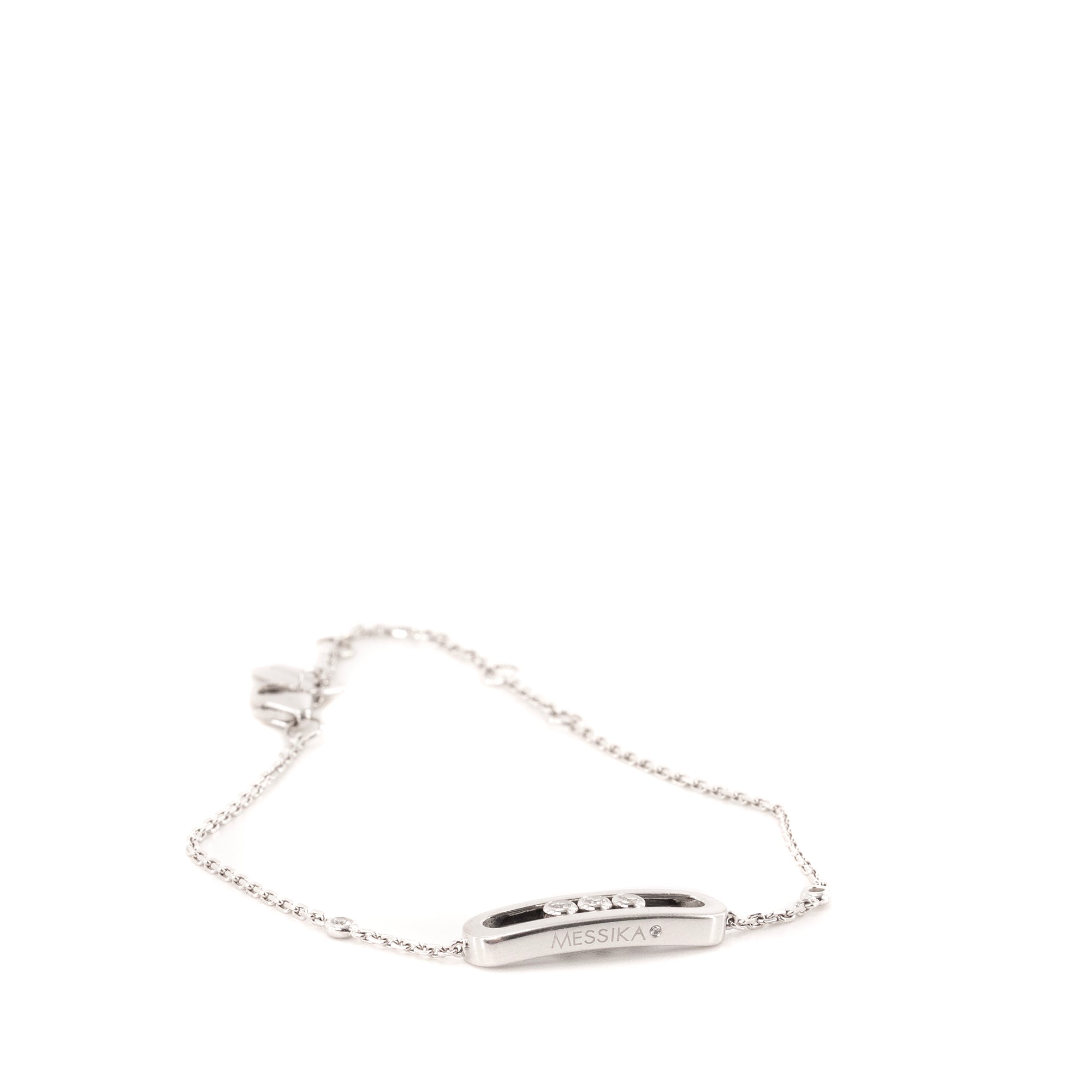 MESSIKA - Bracelet Baby Move Messika en or blanc et diamants