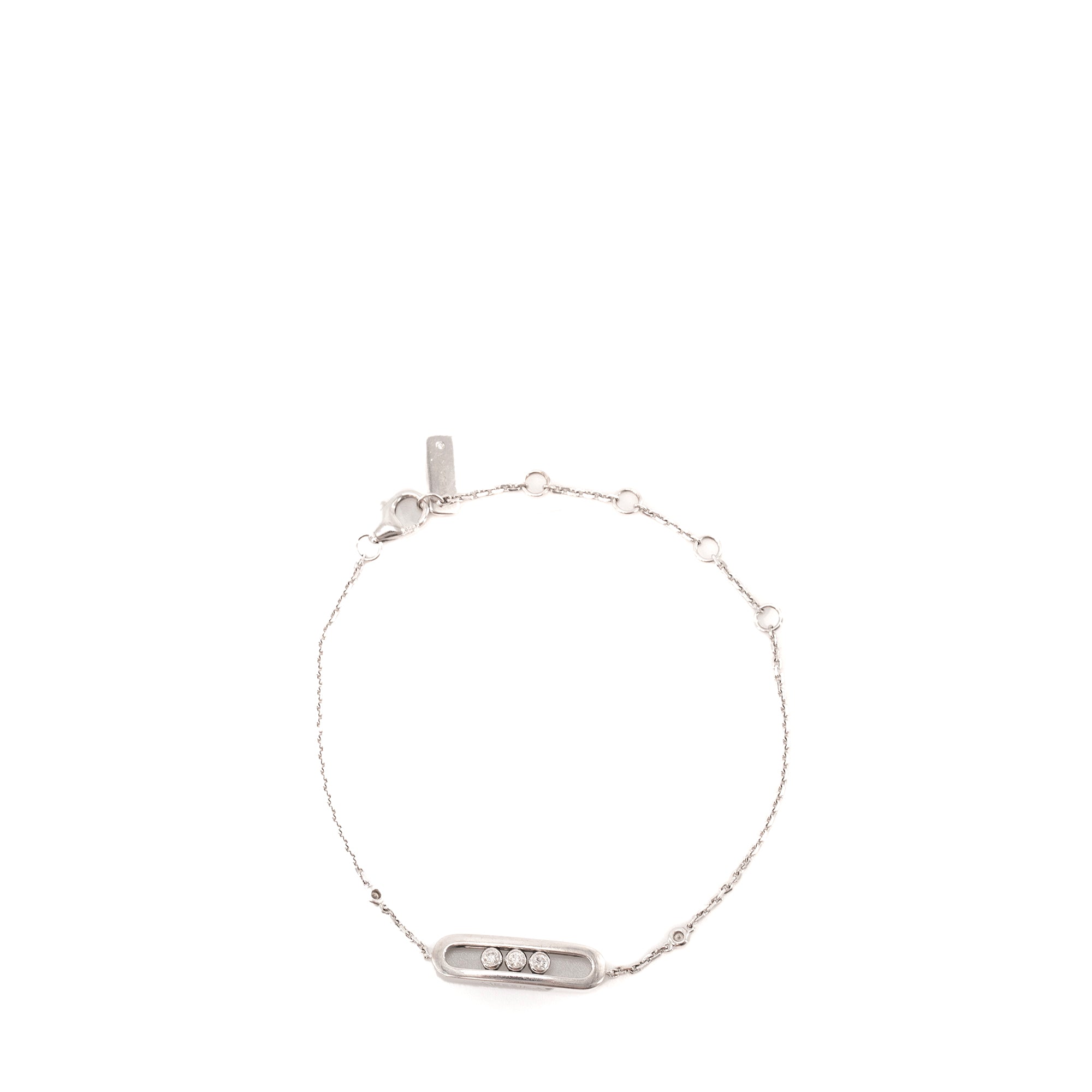 MESSIKA - Bracelet Baby Move Messika en or blanc et diamants