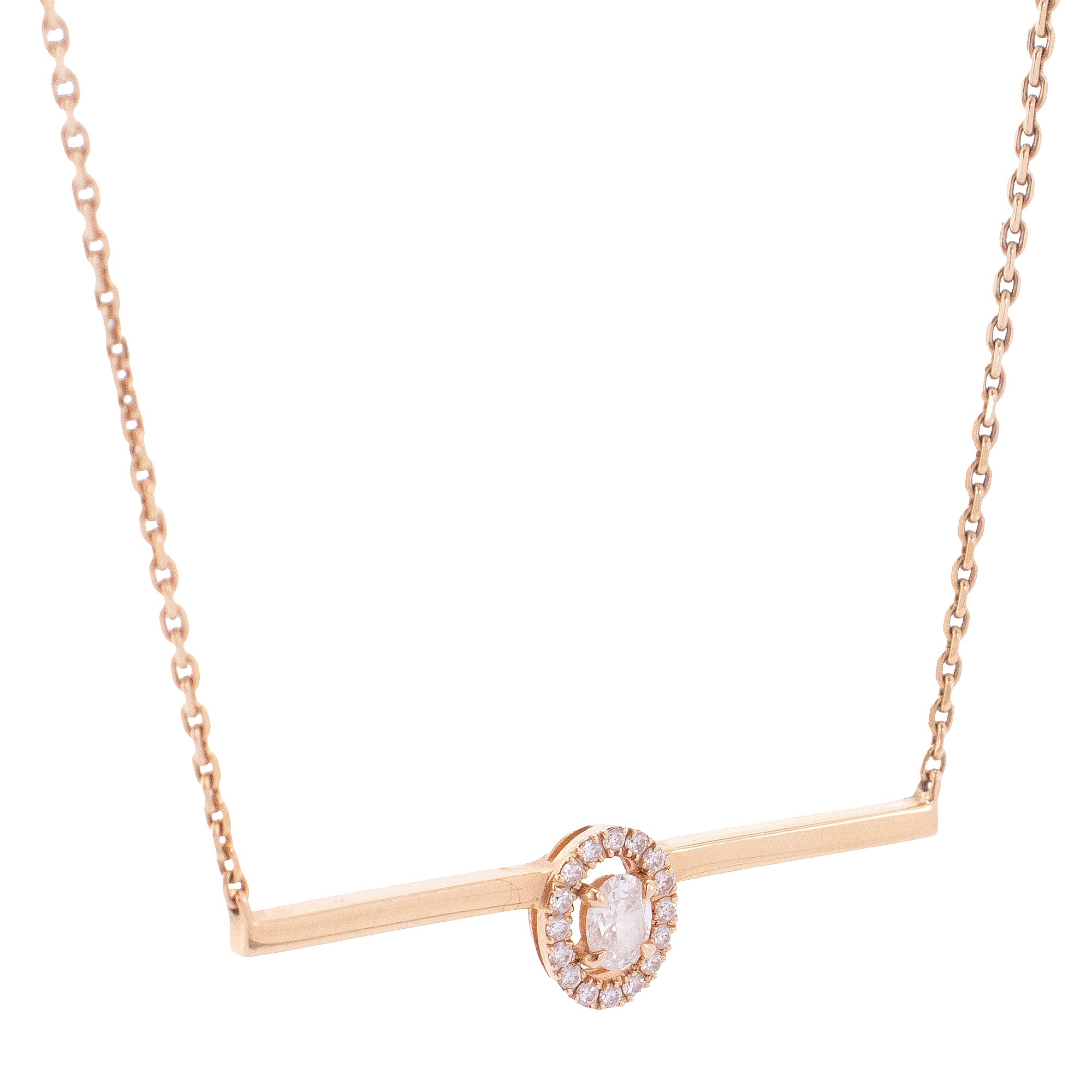 MESSIKA - Collier Glam'azone Messika en or rose orné de diamants
