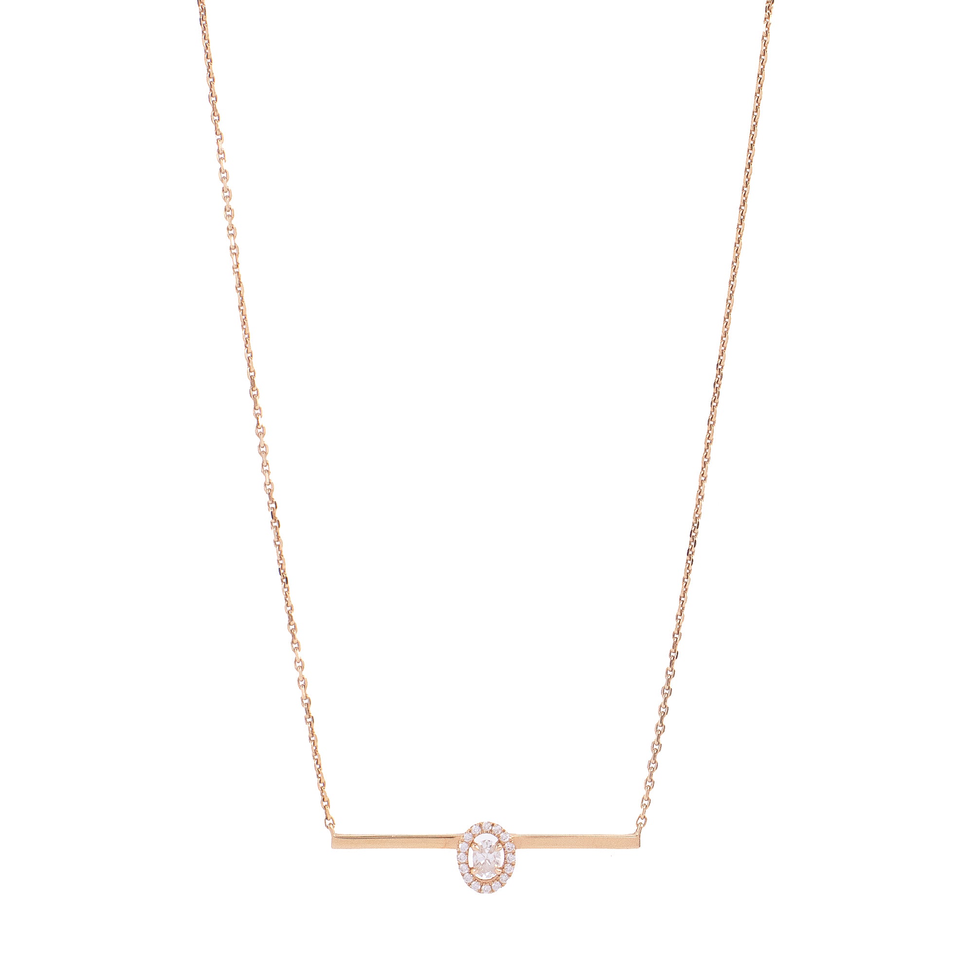 MESSIKA - Collier Glam'azone Messika en or rose orné de diamants