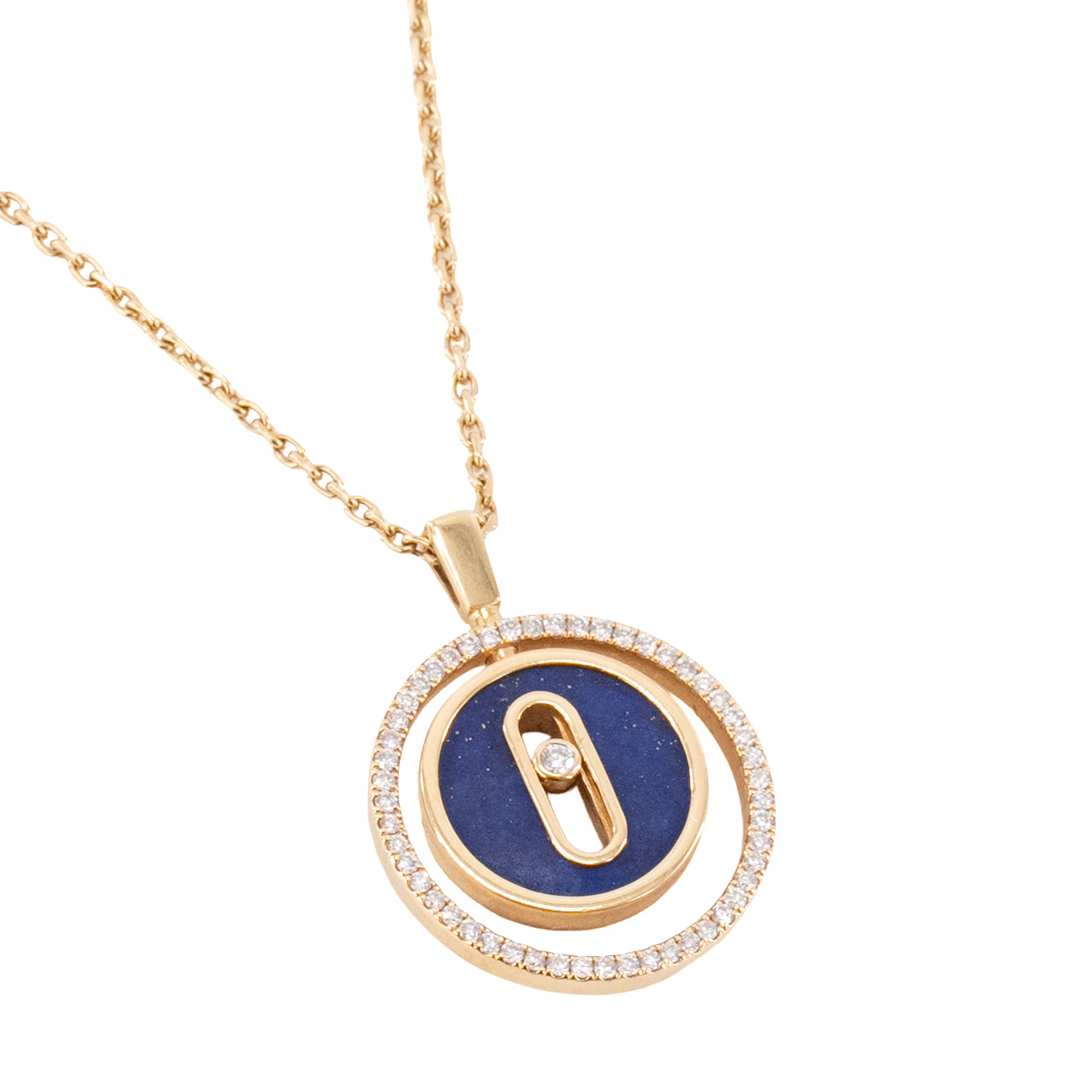 MESSIKA - Collier Lapis Lazuli Lucky Move Messika en or