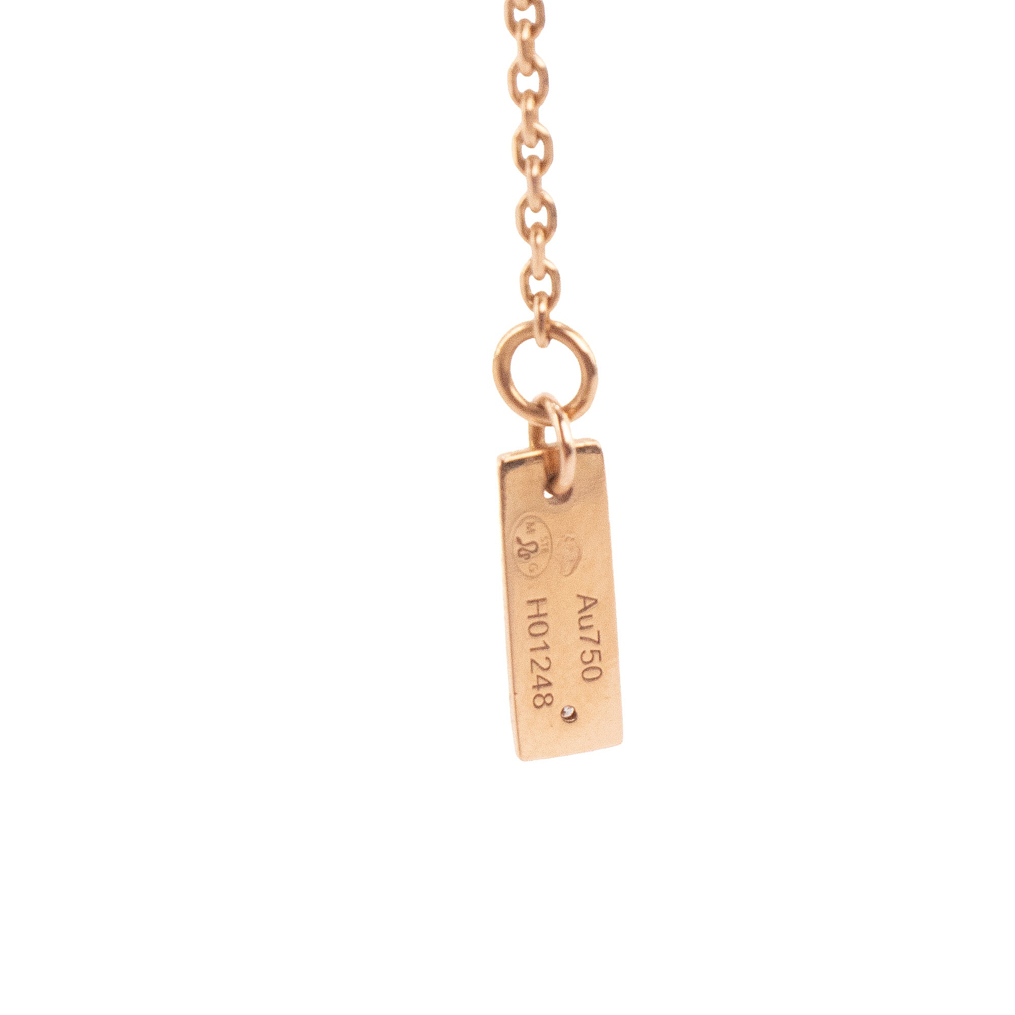 MESSIKA - Collier Lucky Move PM Messika en or rose et pierre turquoise