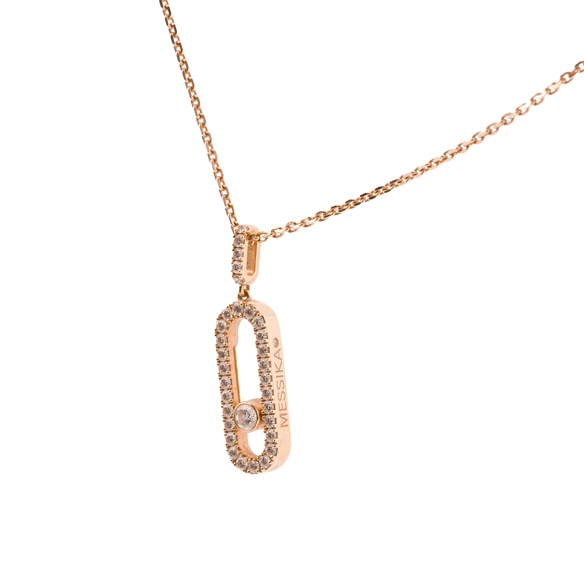 MESSIKA - Pendentif Move Uno Messika en or rose et diamants