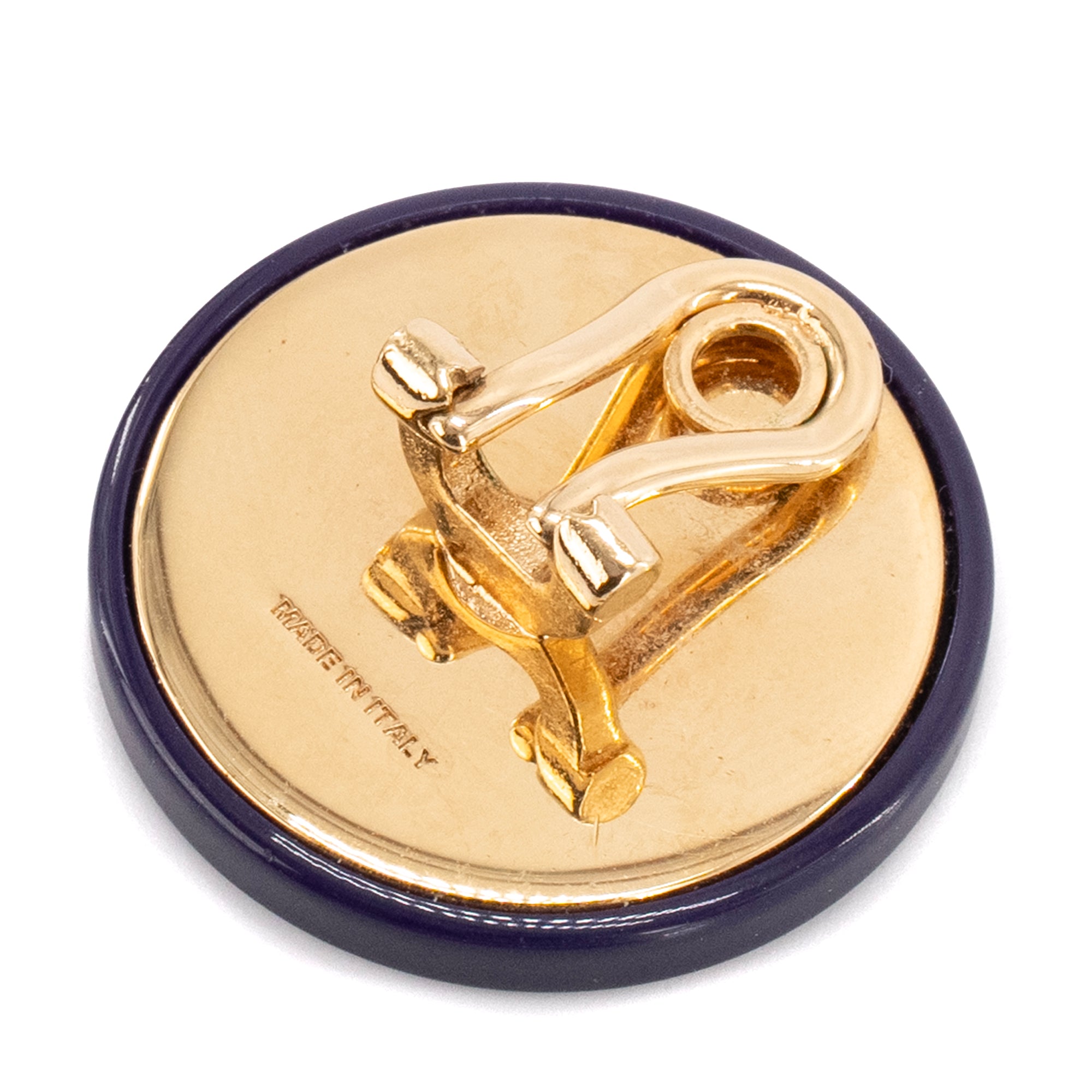 MIU MIU - Boucles d'oreilles Miu Miu en plastique violet