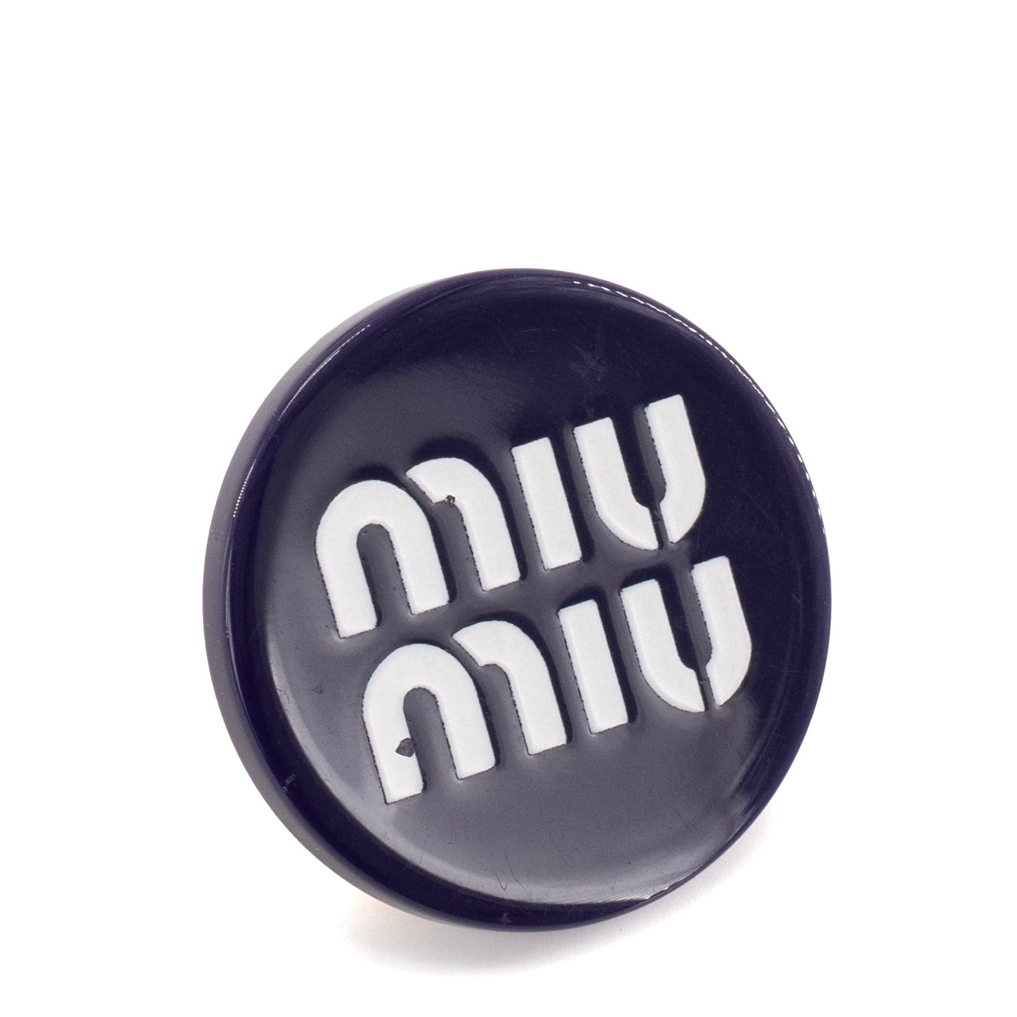 MIU MIU - Boucles d'oreilles Miu Miu en plastique violet