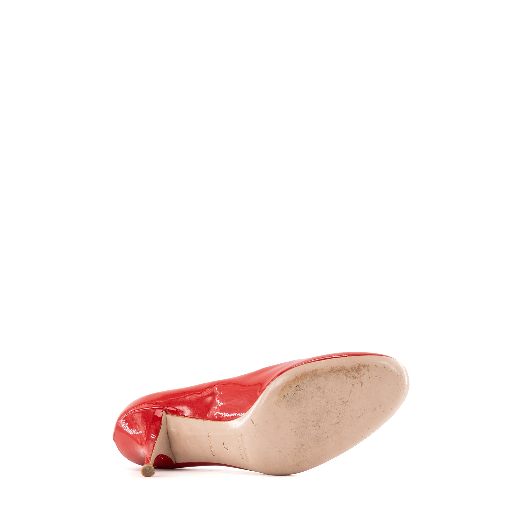 MIU MIU - Miu Miu Red Patent Leather Pumps (Size 37)
