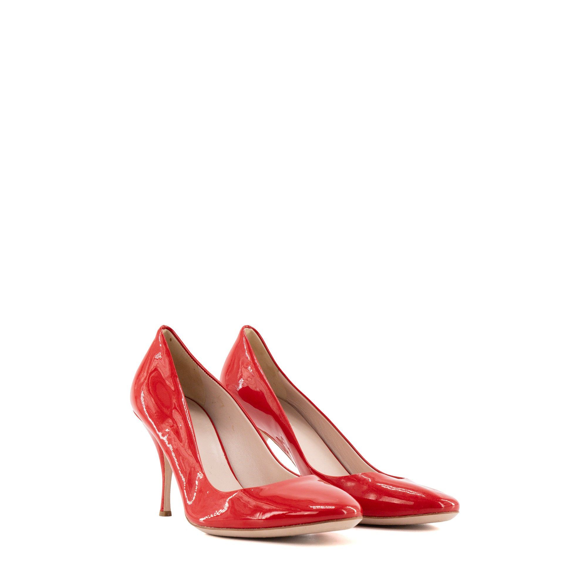 MIU MIU - Miu Miu Red Patent Leather Pumps (Size 37)