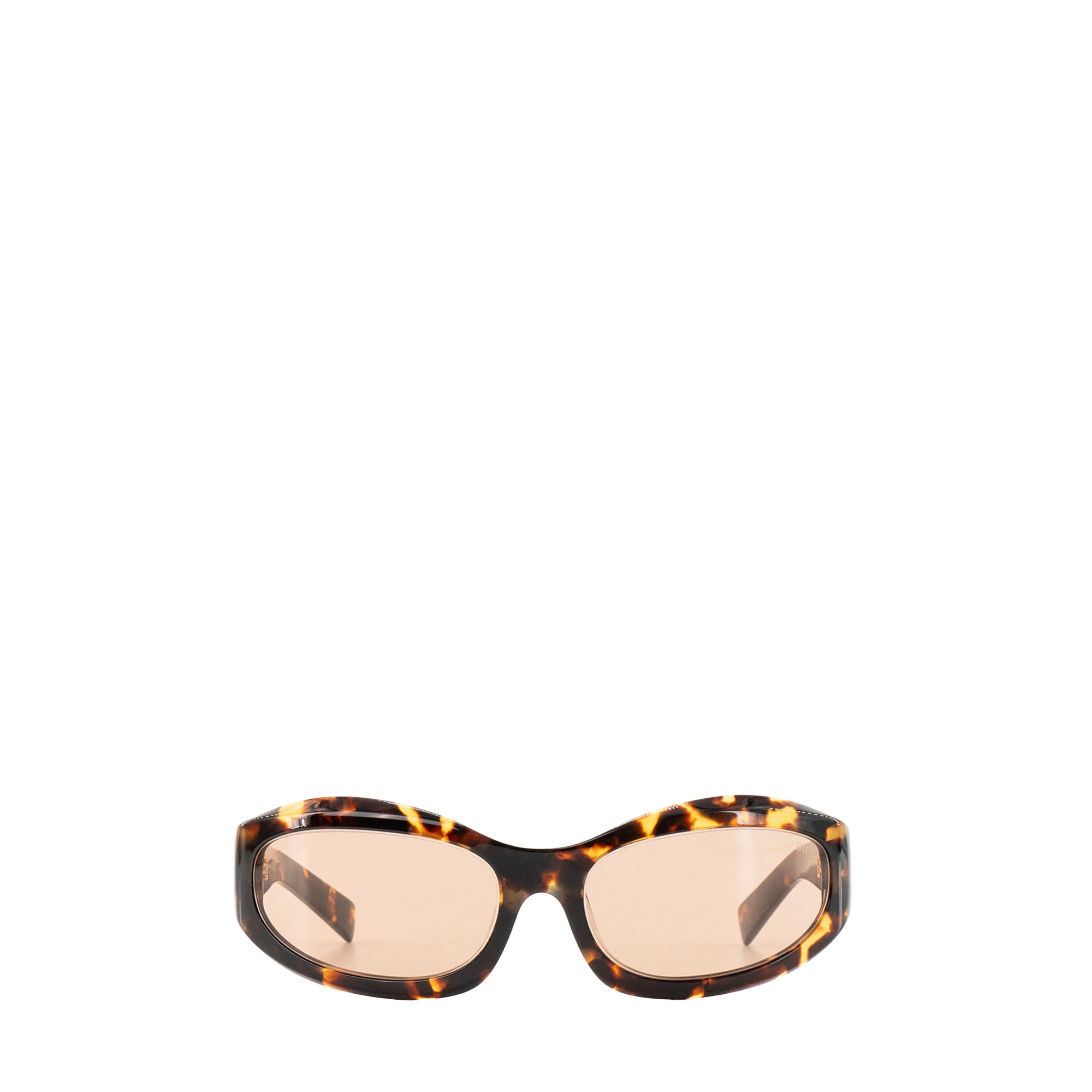 MIU MIU - Lunettes de soleil Miu Miu en acétate et écailles marron