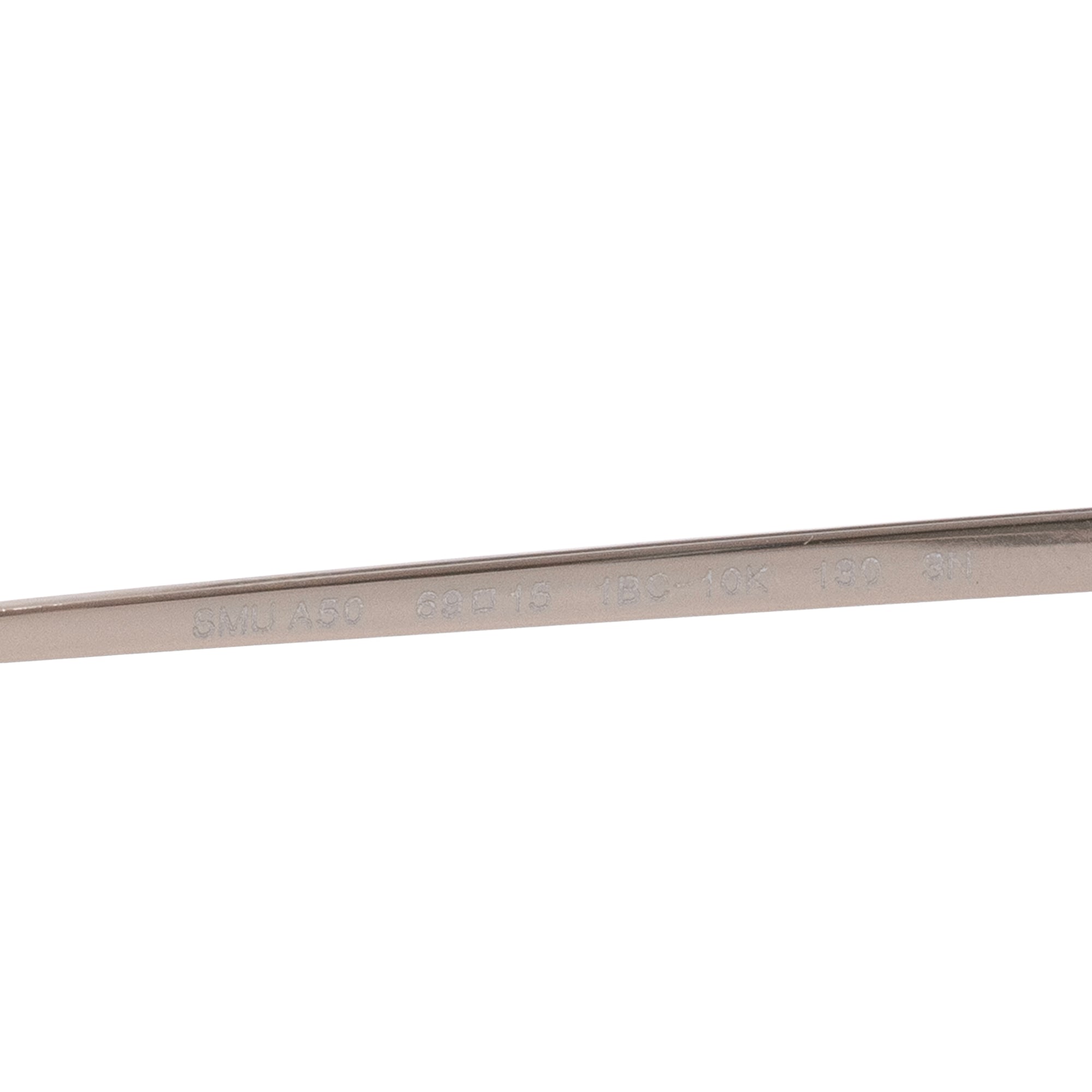 MIU MIU - Lunettes de soleil SMU A50 Miu Miu en métal argenté