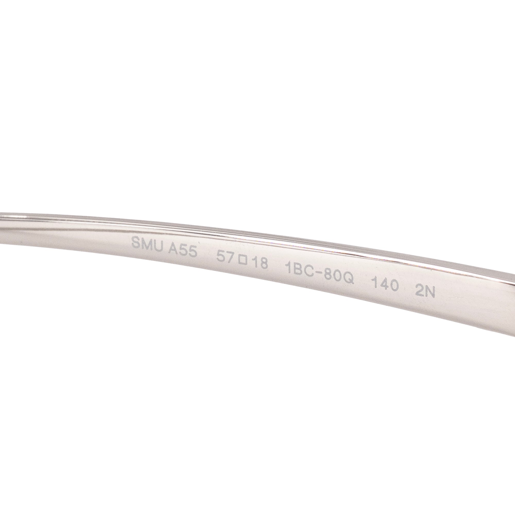 MIU MIU - Lunettes de soleil SMU A55 Miu Miu en métal argenté