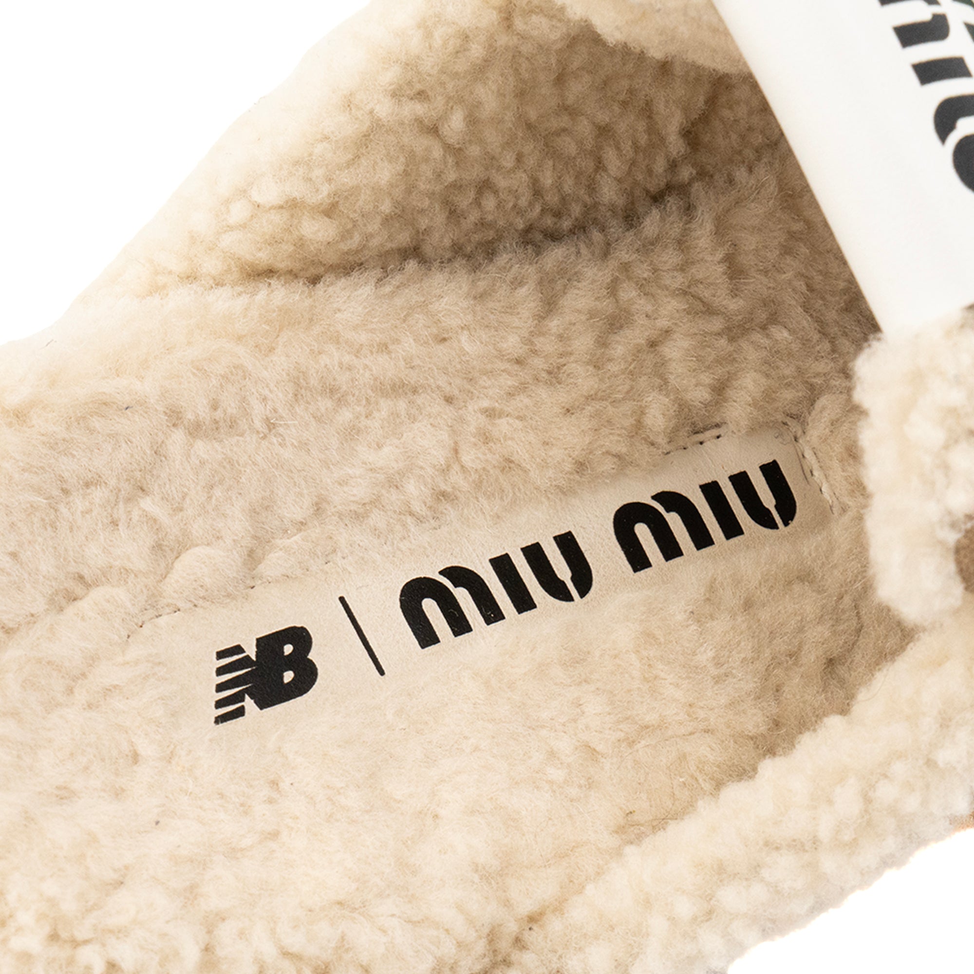 MIU MIU - Mules Sneakers 530 sl New Balance x Miu Miu en daim neige (T37,5)