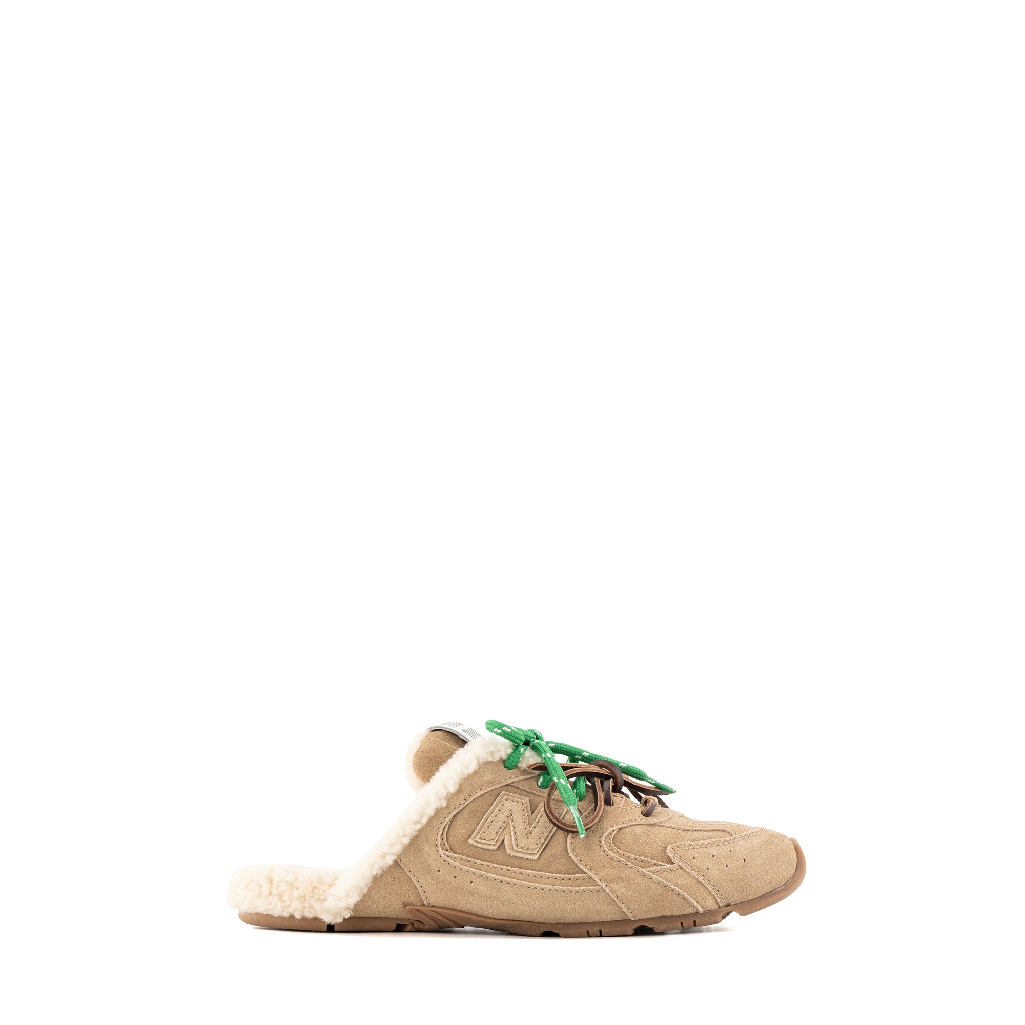 MIU MIU - Mules Sneakers 530 sl New Balance x Miu Miu en daim neige (T37,5)