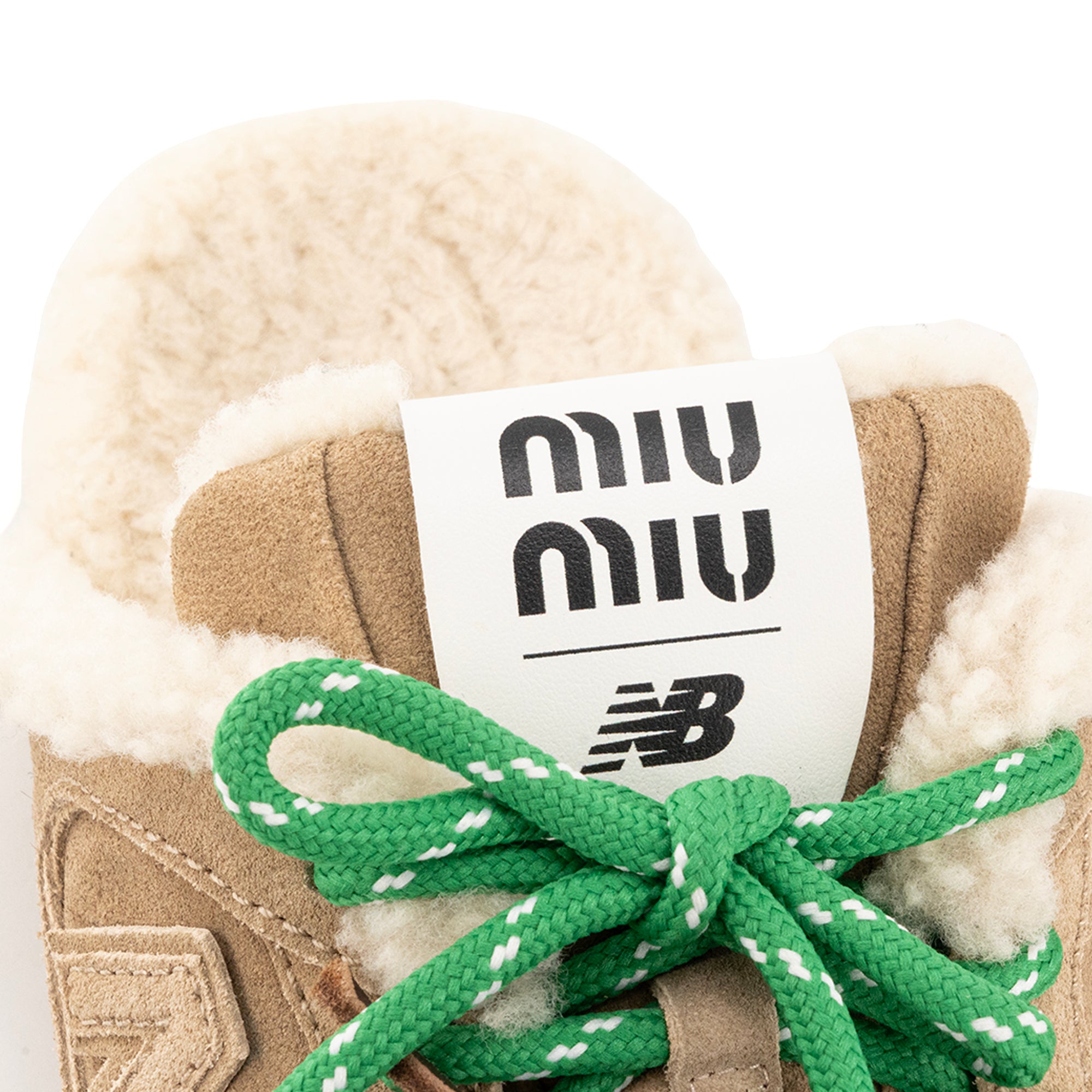 MIU MIU - Mules Sneakers 530 sl New Balance x Miu Miu en daim neige (T37,5)