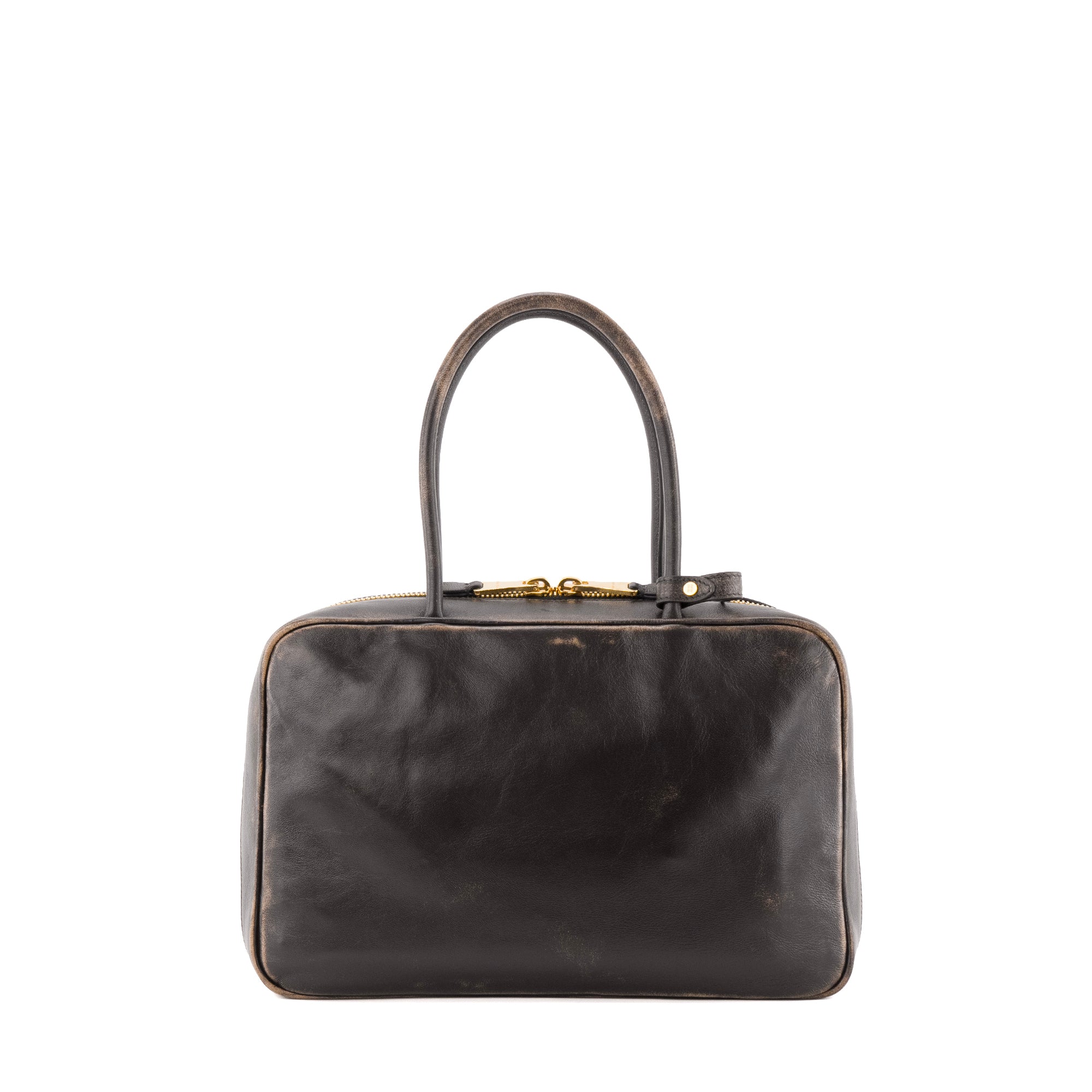 MIU MIU - Sac Beau MiuMiu en cuir nappa marron