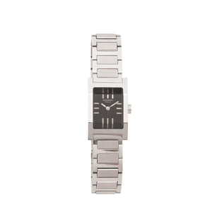 HERMÈS - Montre Tandem Hermès en acier argenté
