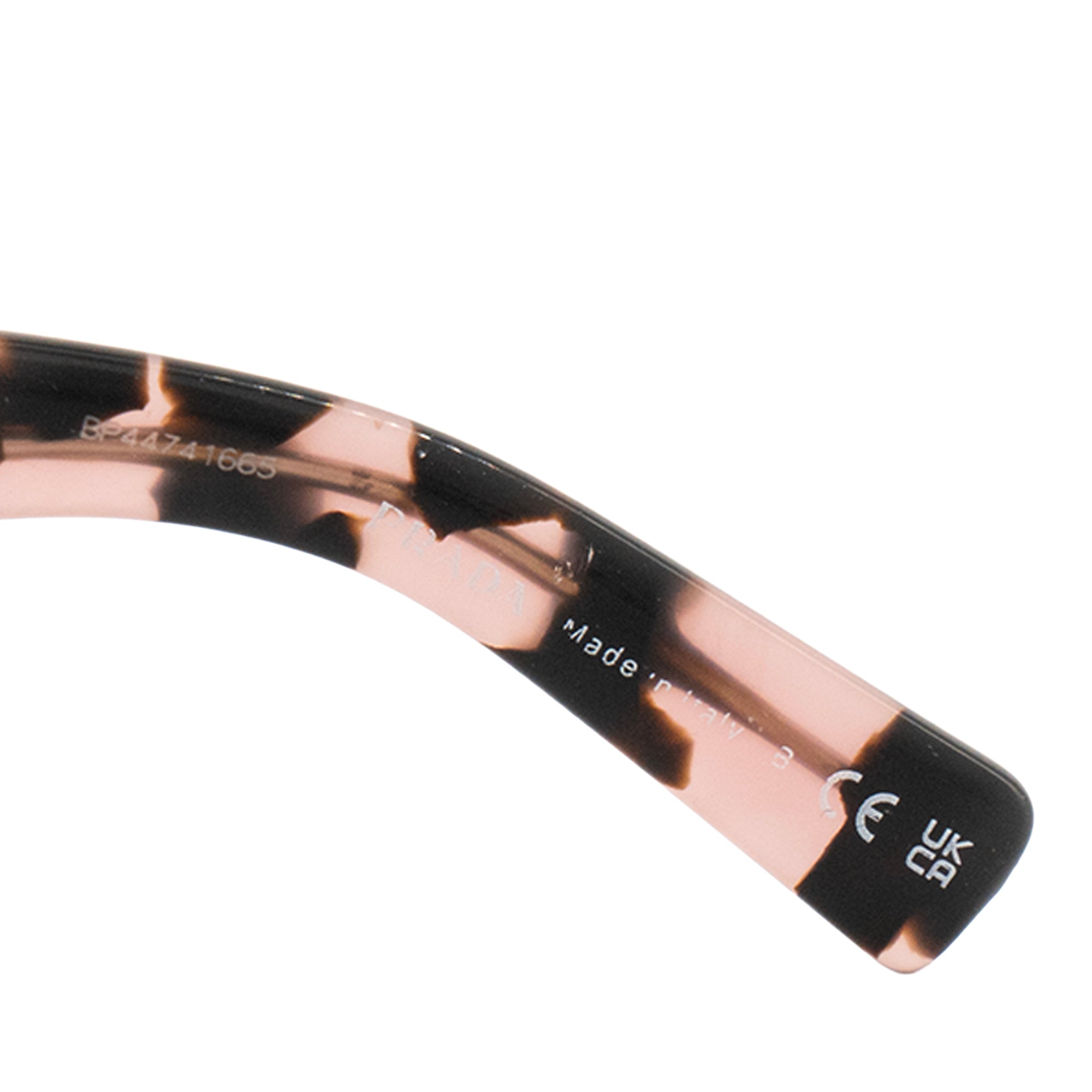 PRADA - Lunettes de soleil Prada écaille de tortue rose et noir