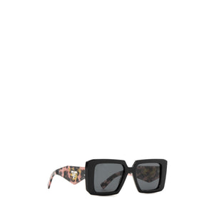 PRADA - Lunettes de soleil Prada écaille de tortue rose et noir