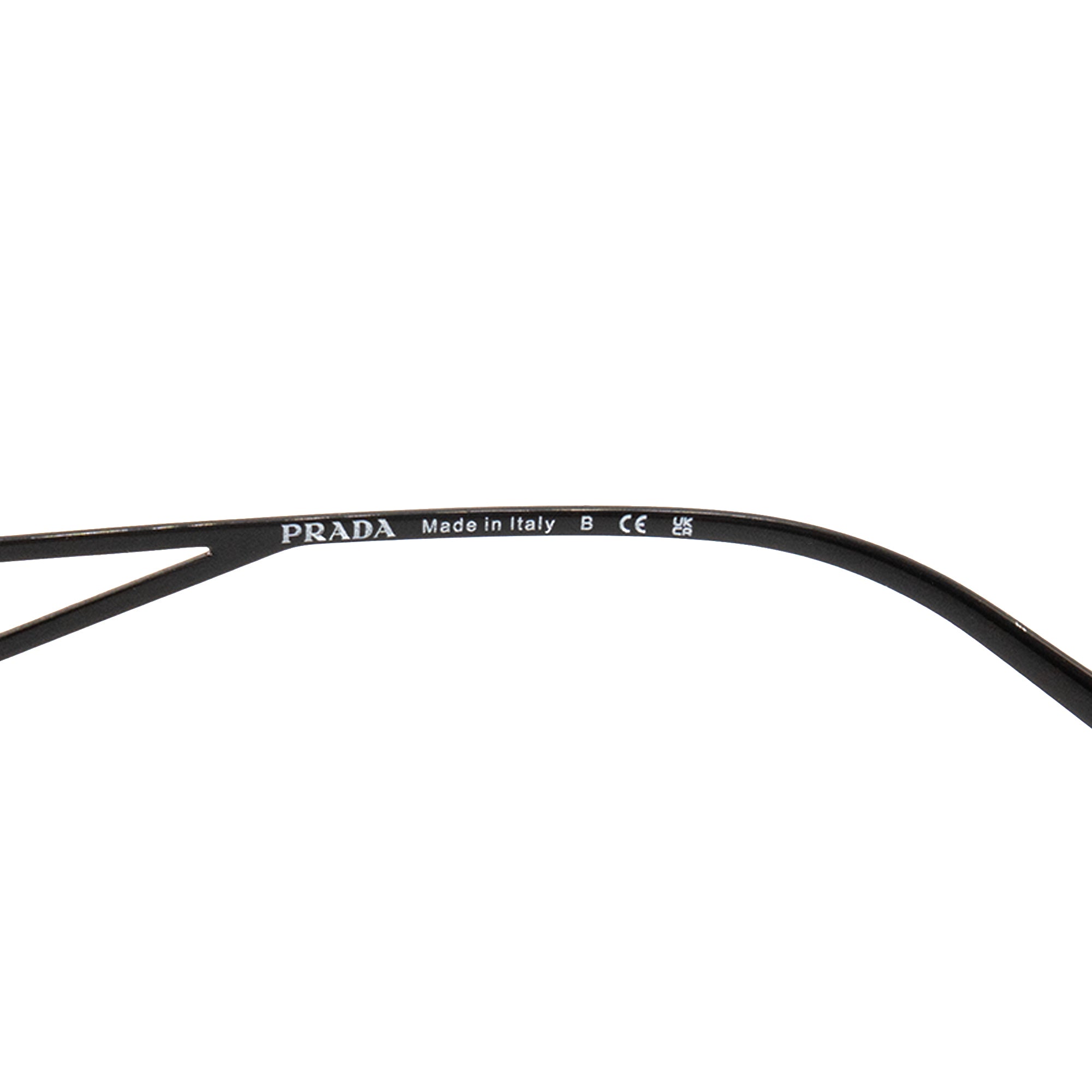 PRADA - Lunettes de soleil Prada en acétate et métal noir
